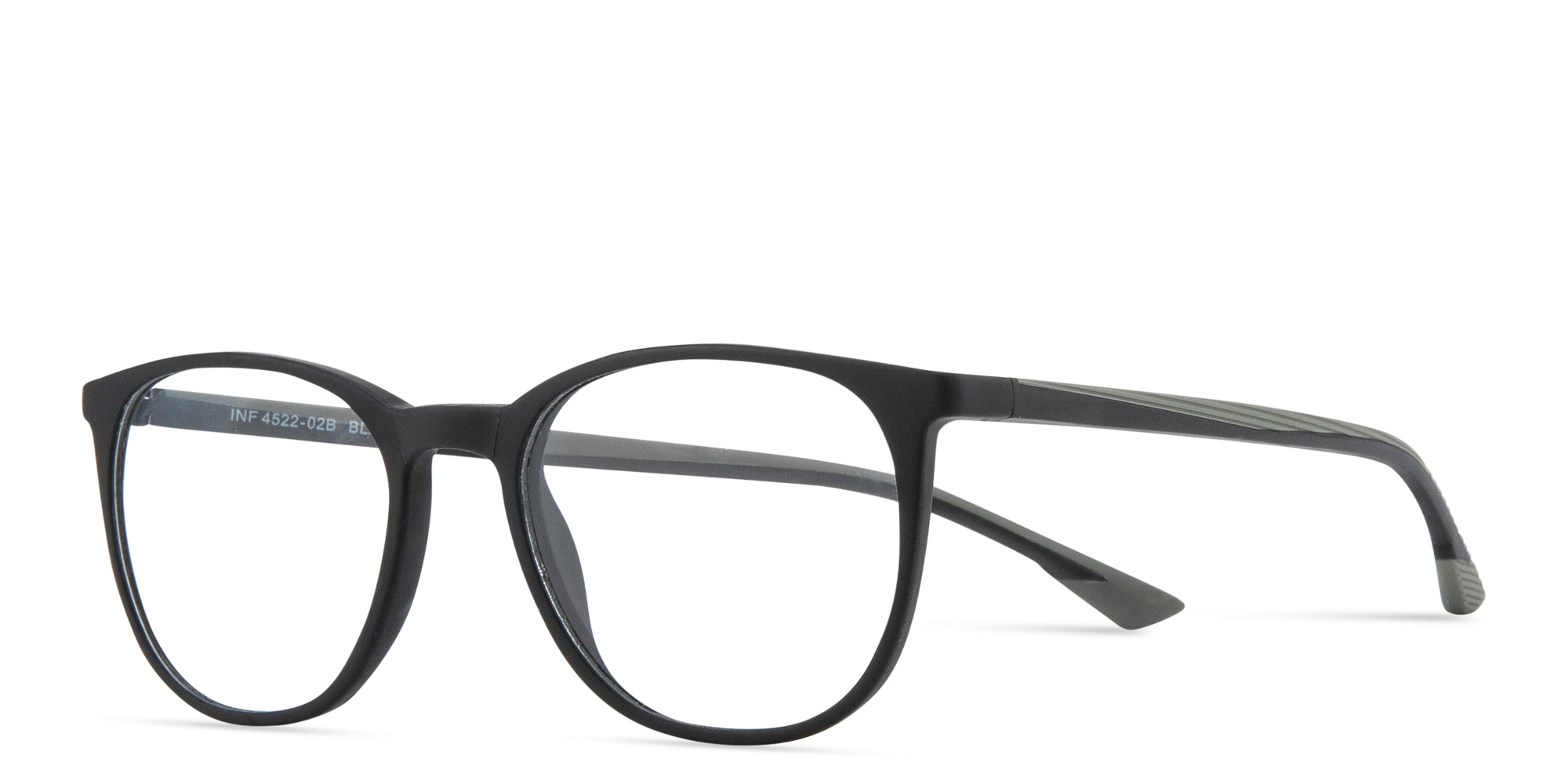 Shop SPIN ON8 Round Eyeglasses in Black online.
