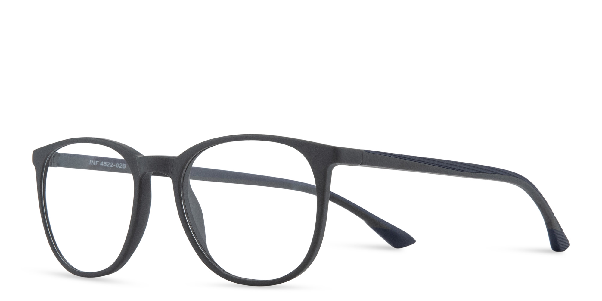 Shop SPIN ON8 Round Eyeglasses in Dark Grey online.