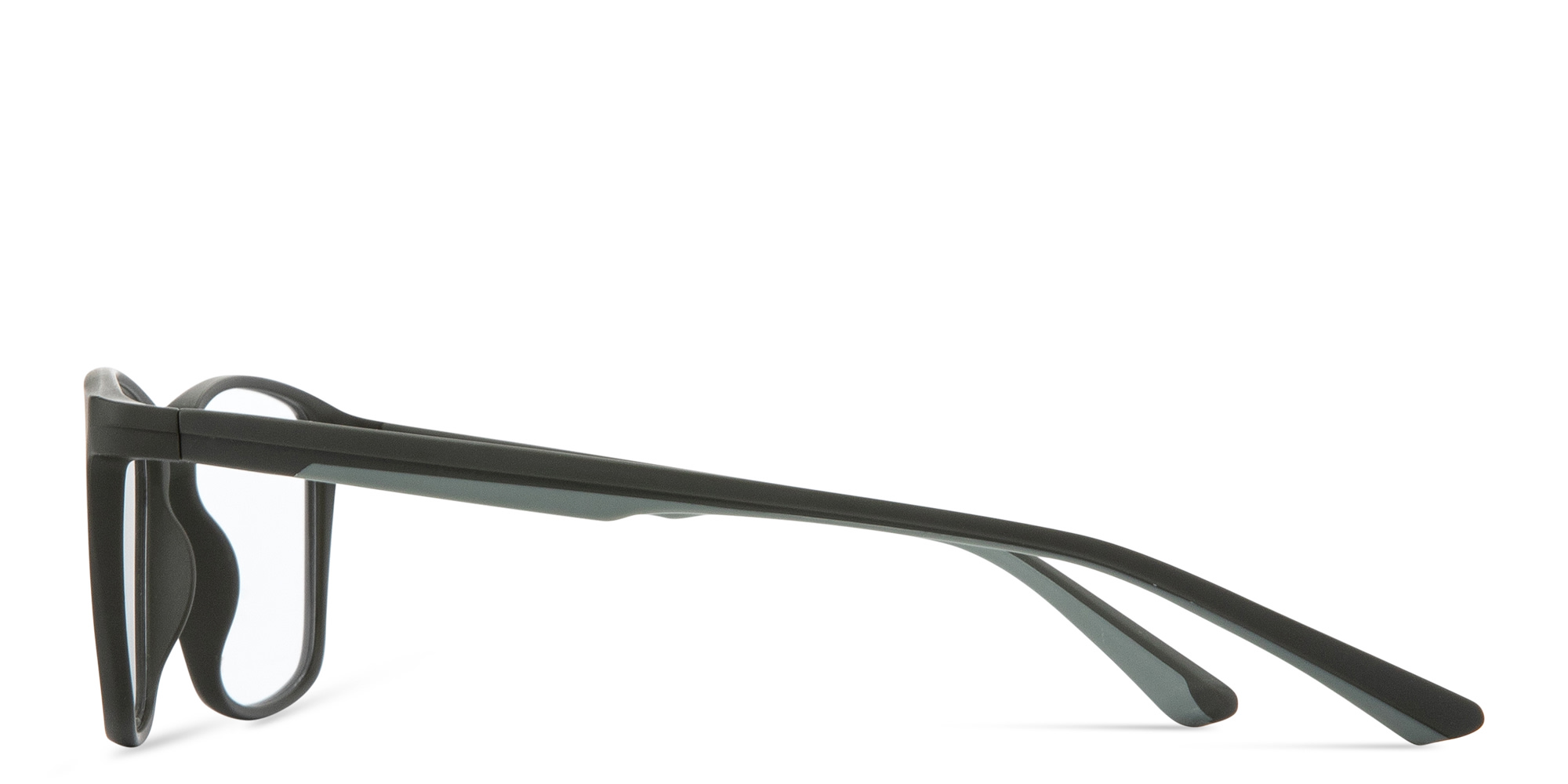 Shop SPIN ON8 Square Eyeglasses in Green online.