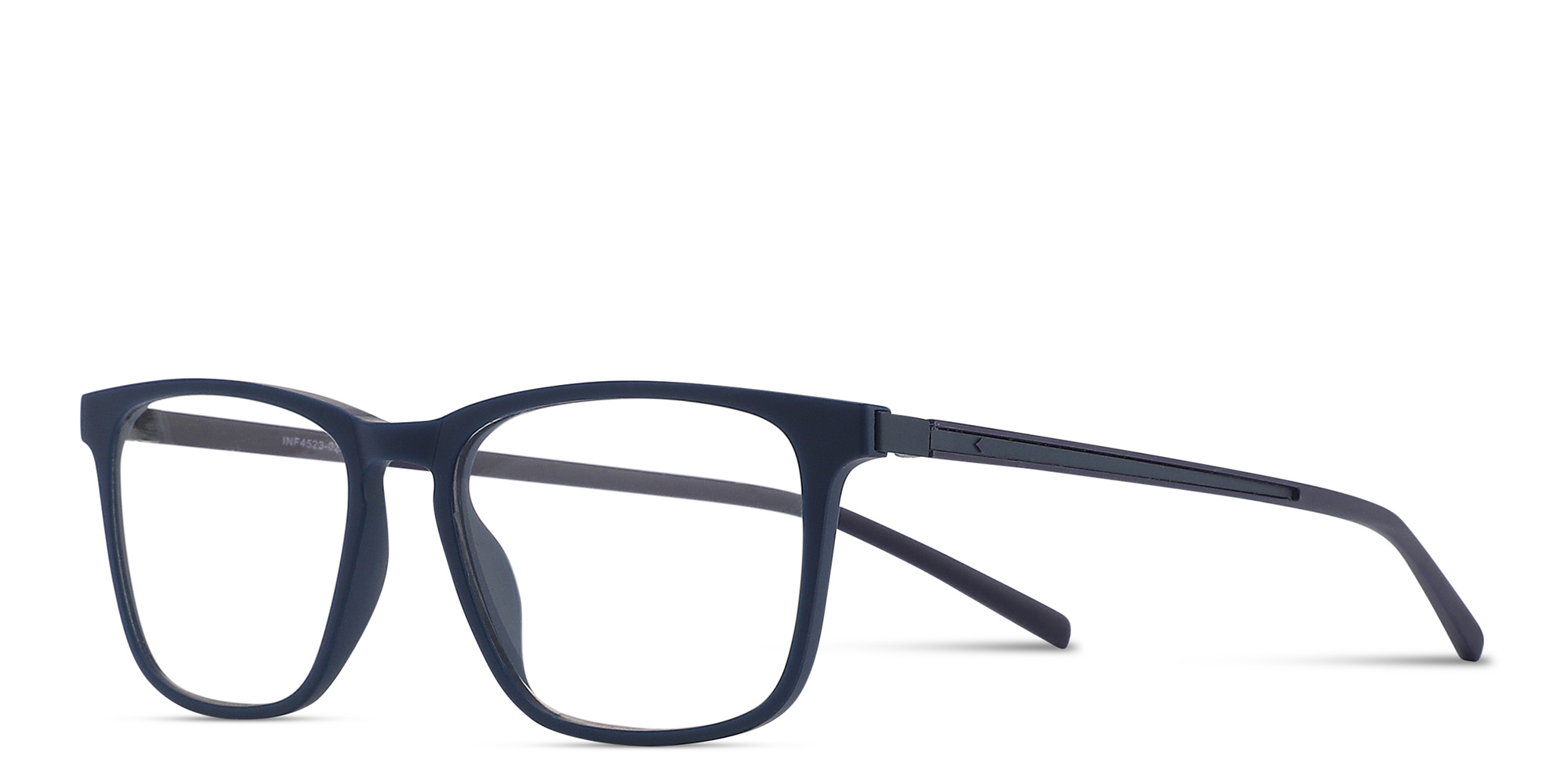 Shop SPIN ON8 Square Eyeglasses in Blue online.