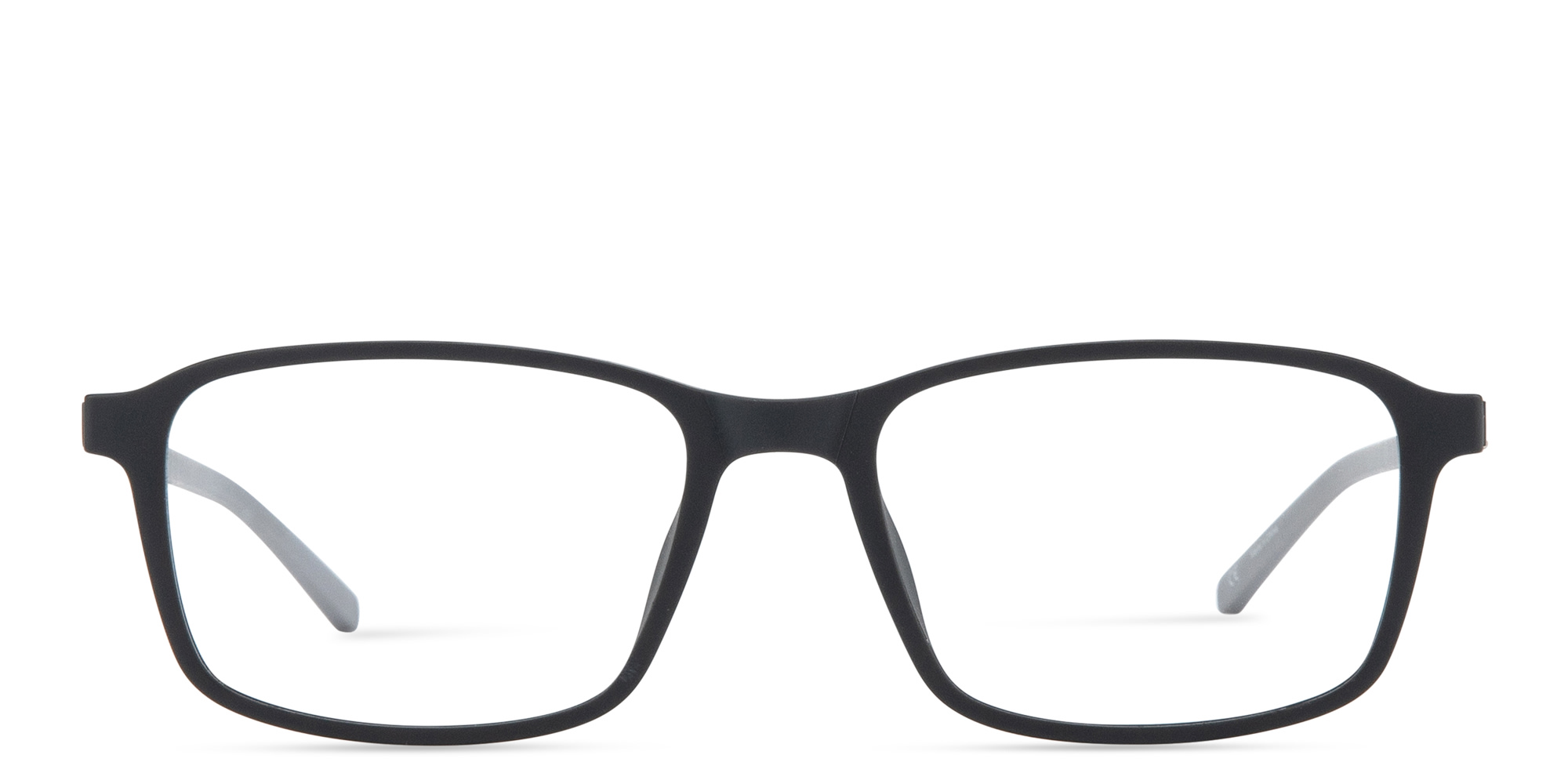 Shop SPIN ON8 Wide Rectangle Eyeglasses in Grey online.