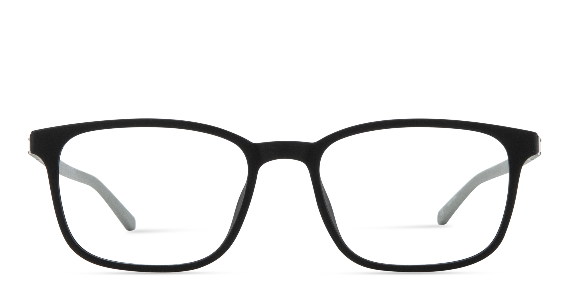 Shop SPIN ON8 Square Eyeglasses in Black online.