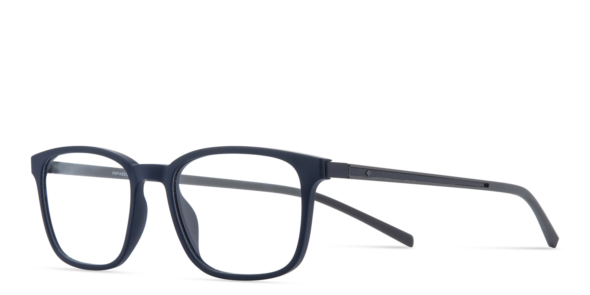 Shop SPIN ON8 Square Eyeglasses in Blue online.