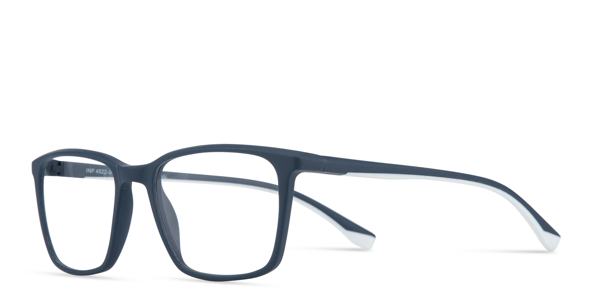 Shop SPIN ON8 Square Eyeglasses in Blue online.