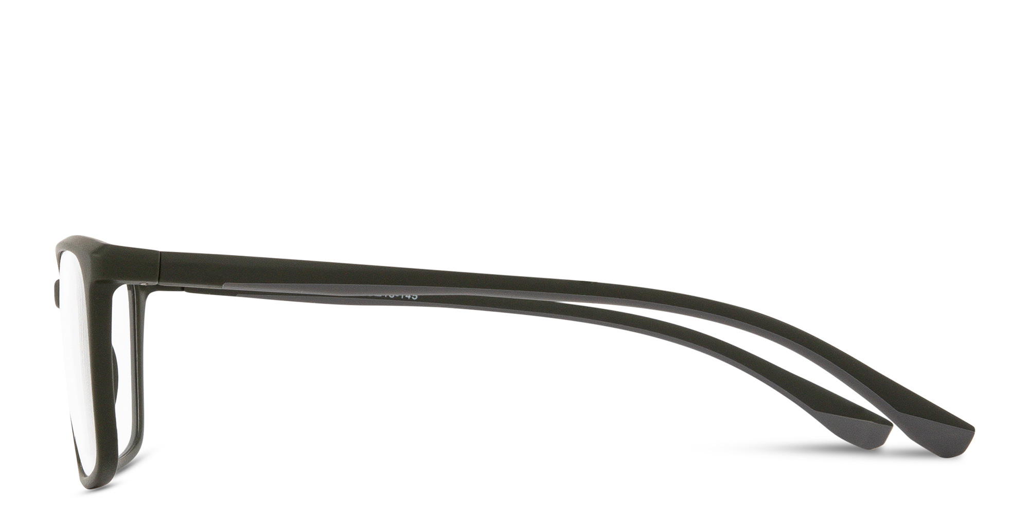 تسوق نظارات طبية مربّعة SPIN ON8 بلون أسود لامع أونلاين.