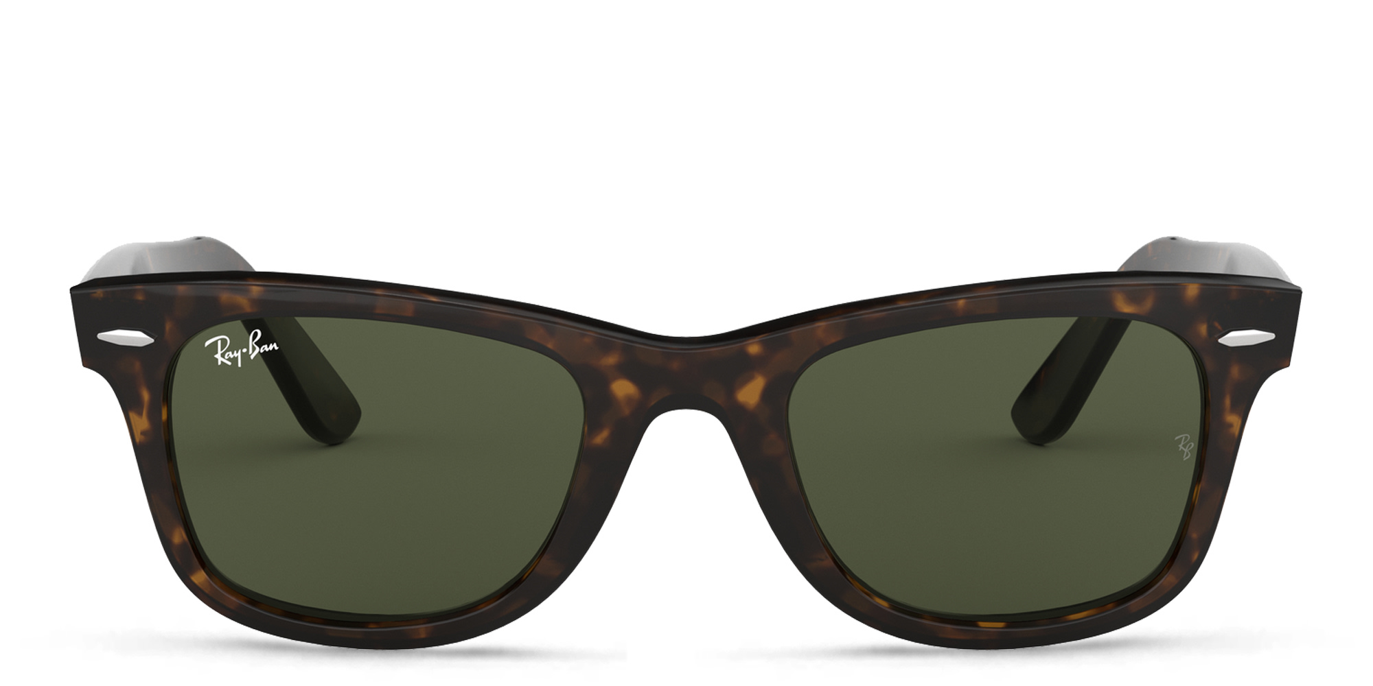 Shop Ray-Ban Wayfarer Unisex Square Sunglasses in Tortoise online.