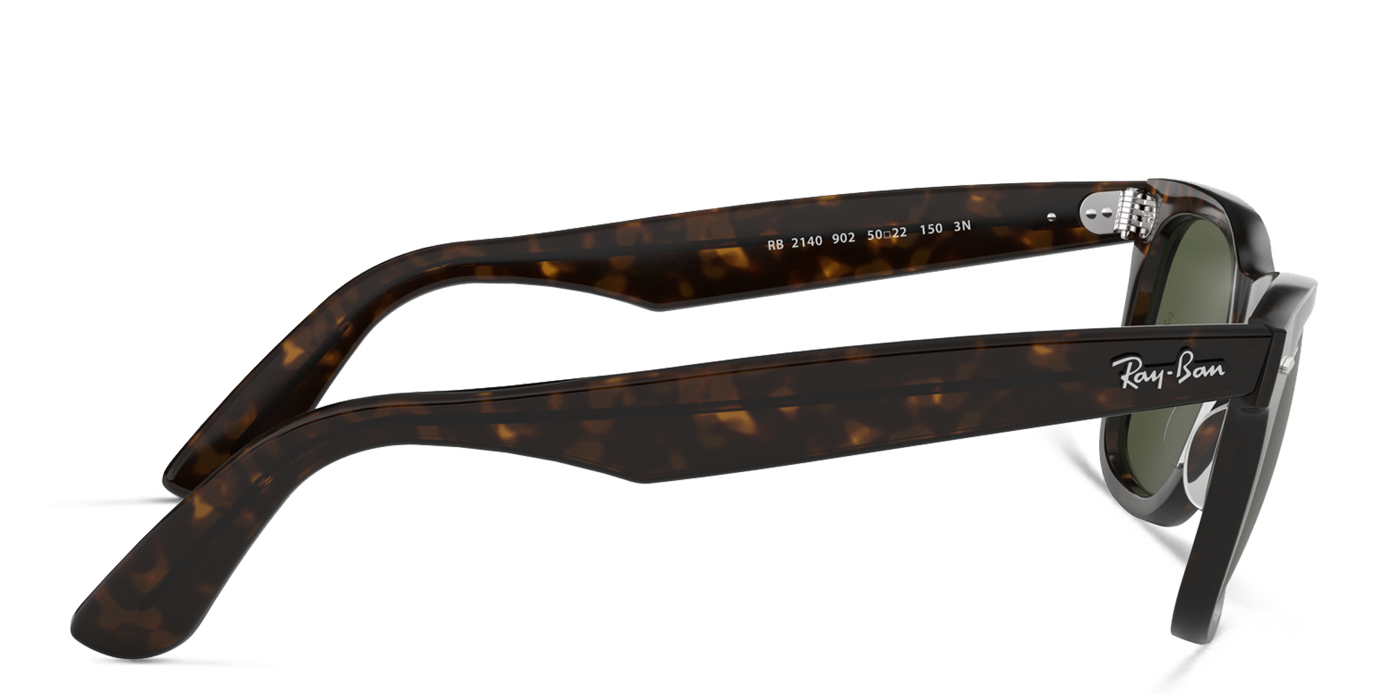 Shop Ray-Ban Wayfarer Unisex Square Sunglasses in Tortoise online.