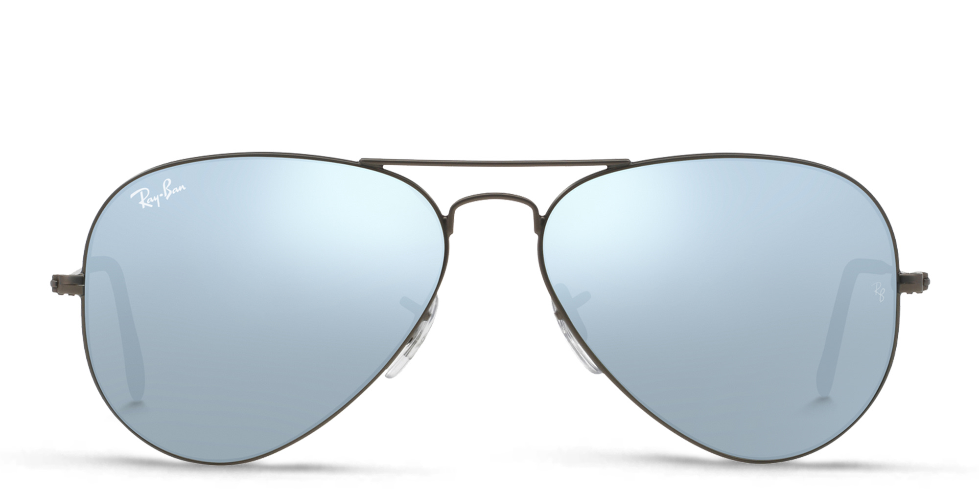 Shop Ray-Ban Aviator Sunglasses in Silver online.