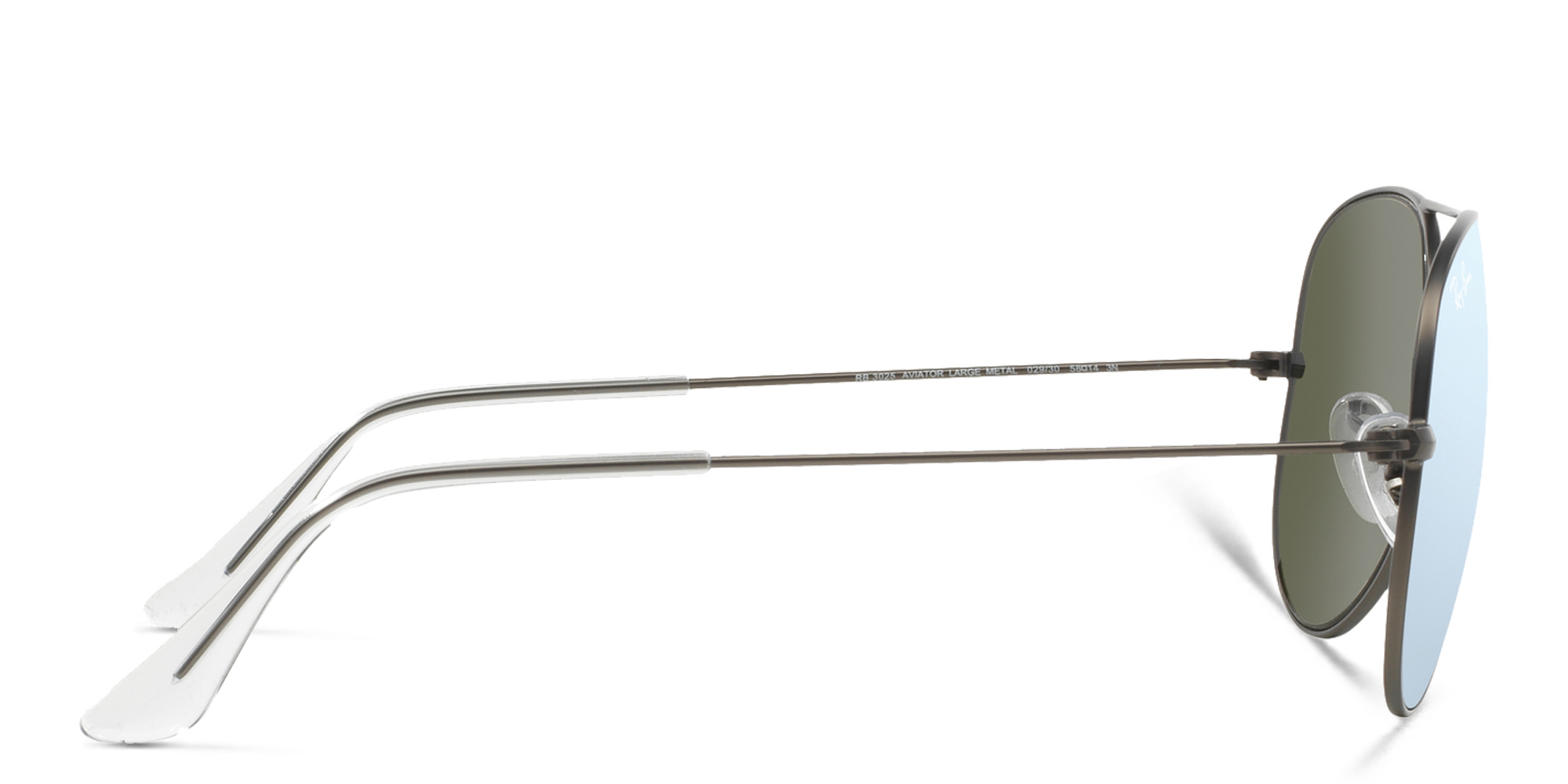 Shop Ray-Ban Aviator Sunglasses in Silver online.