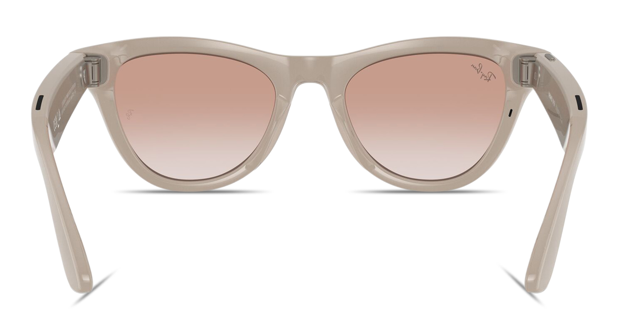 Shop Ray-Ban Meta Skyler Unisex Cat-Eye Sunglasses in Shiny Chalky Gray online.