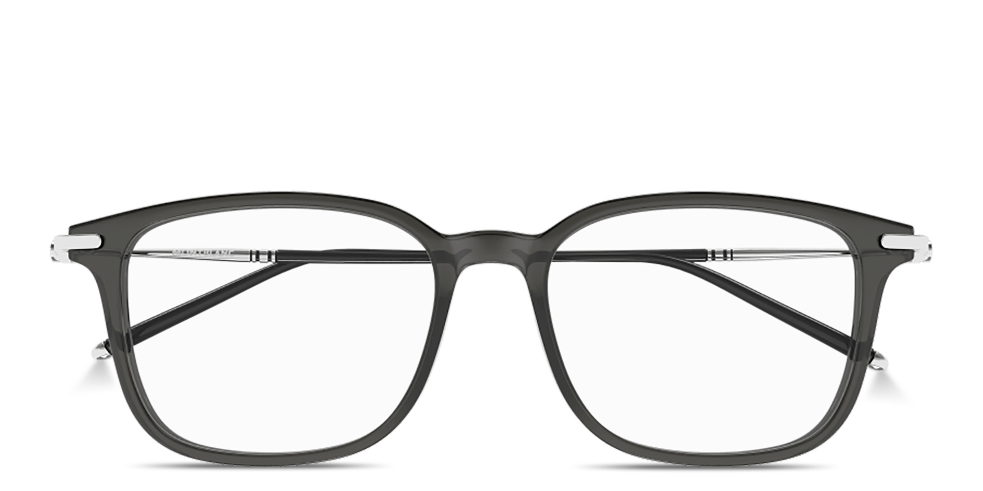 Shop MONTBLANC Meisterstück Cat-Eye Eyeglasses in Grey online.
