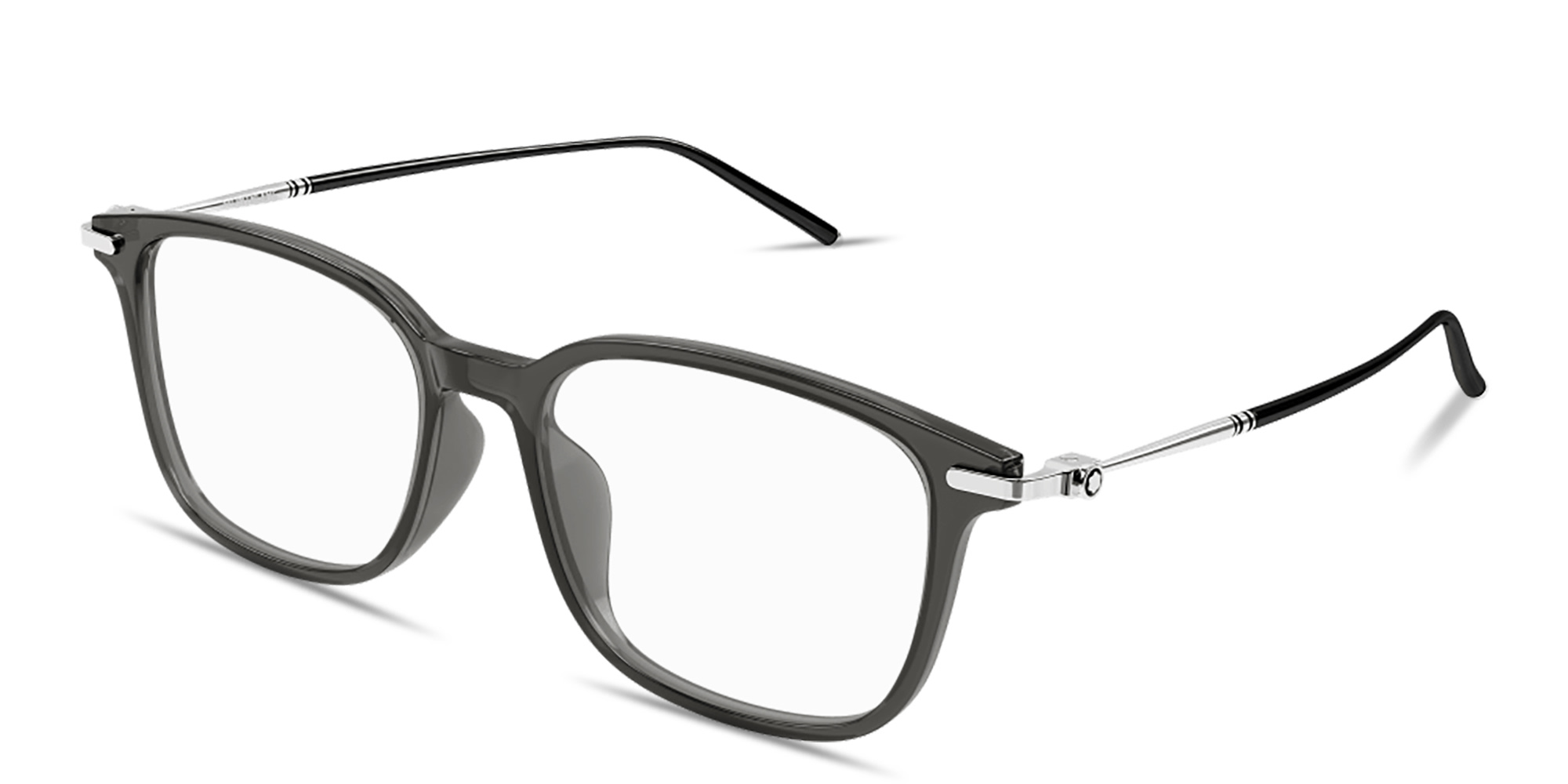 Shop MONTBLANC Meisterstück Cat-Eye Eyeglasses in Grey online.