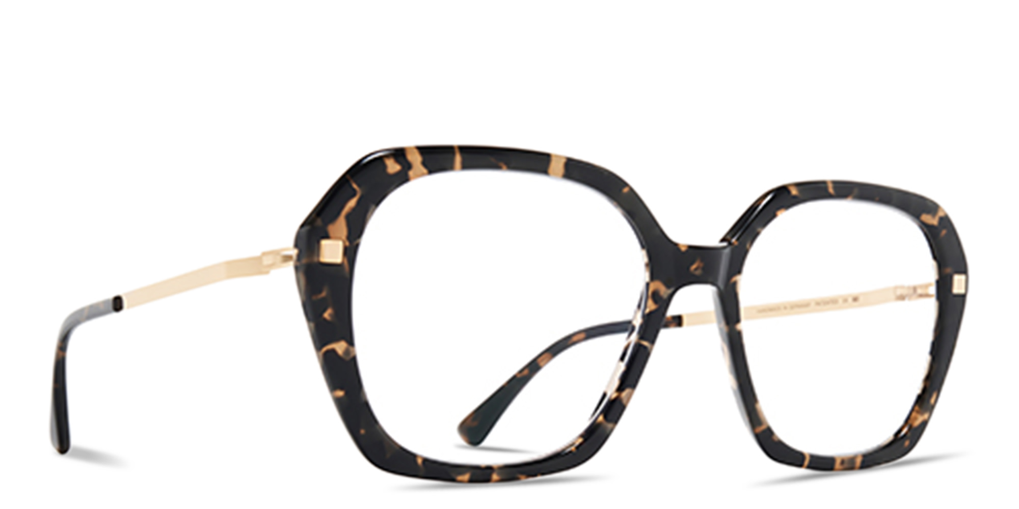 Shop MYKITA Marelle Oversized Butterfly Eyeglasses in Black online.