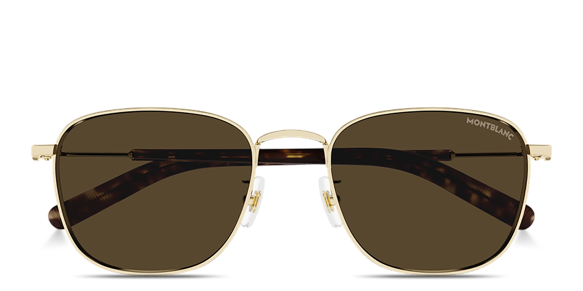 MONTBLANC Snowcap Panthos Sunglasses in Gold – Product Photo 1