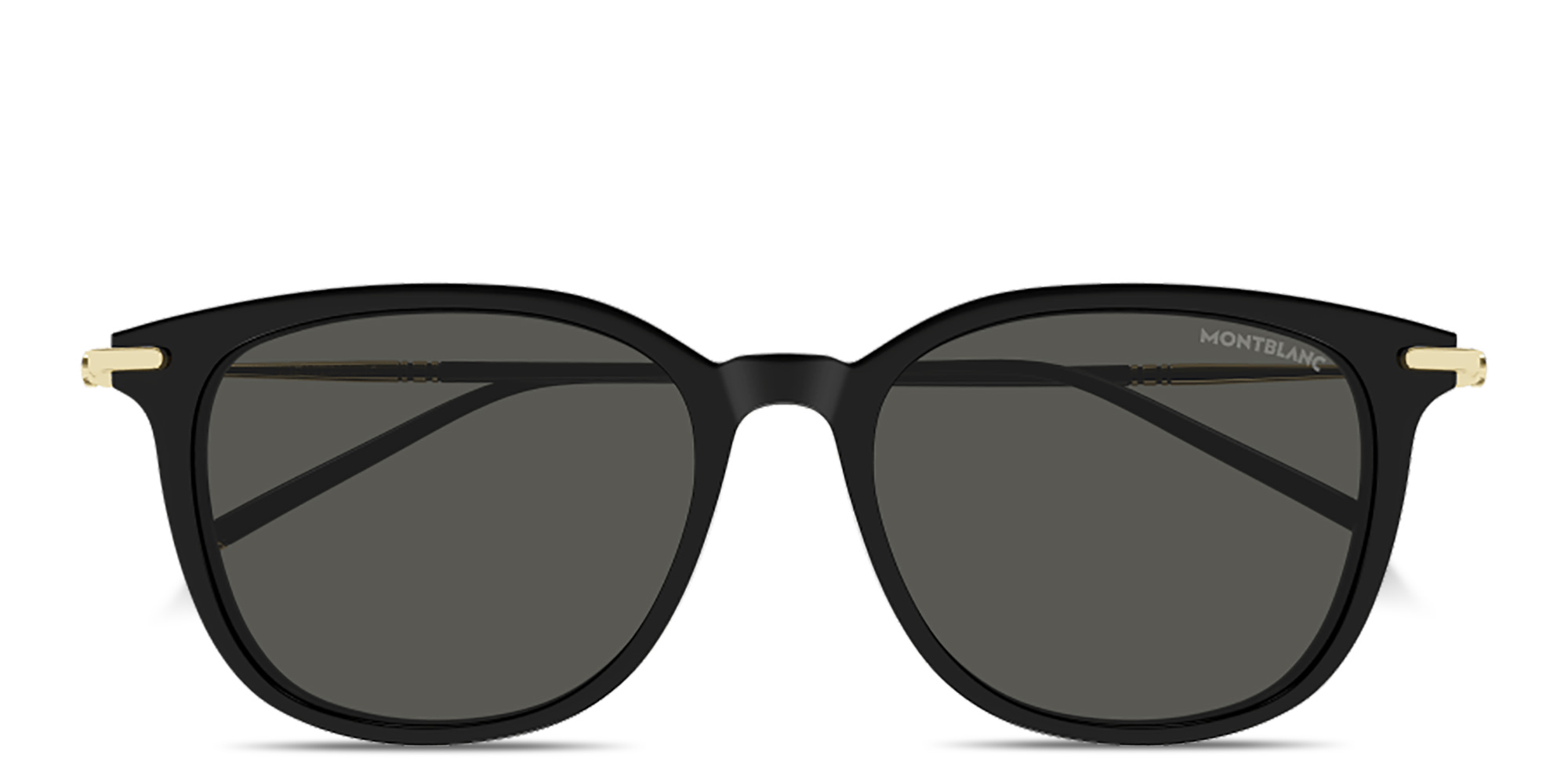 MONTBLANC Meisterstück Square Sunglasses in Black – Product Photo 1