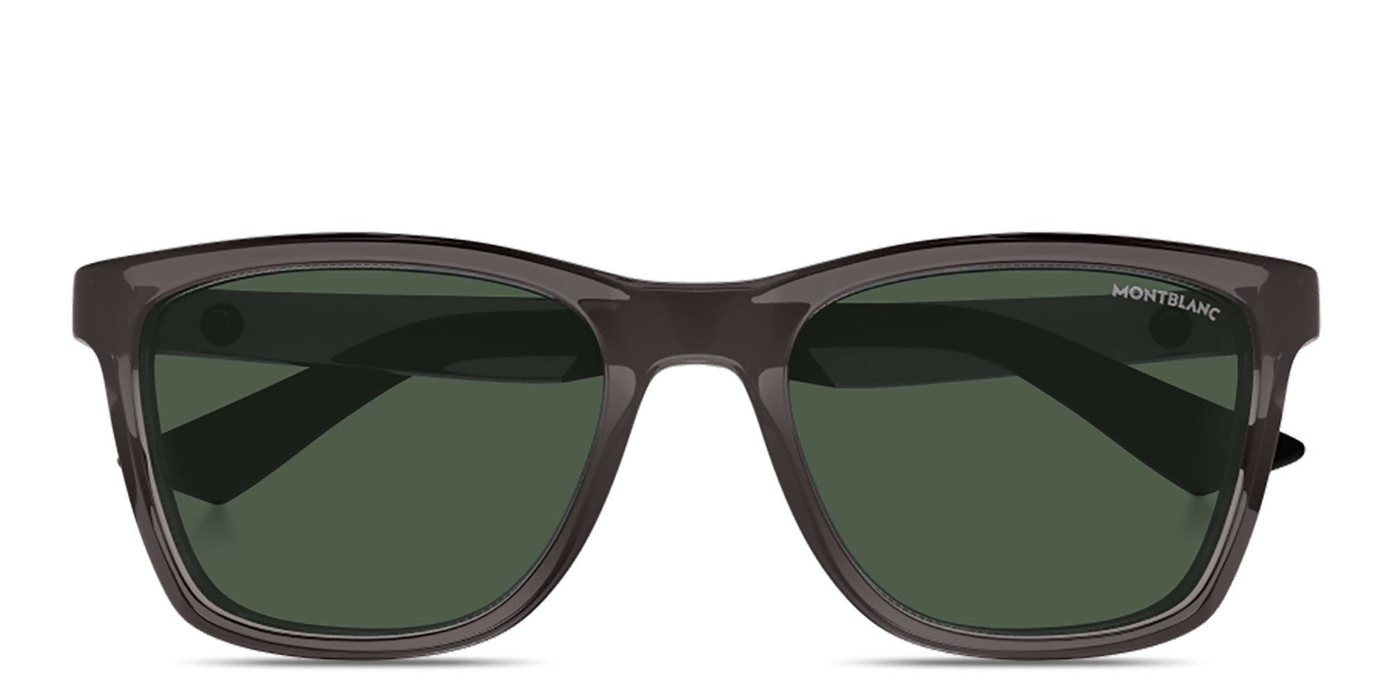 MONTBLANC Snowcap Rectangle Sunglasses in Grey – Product Photo 1