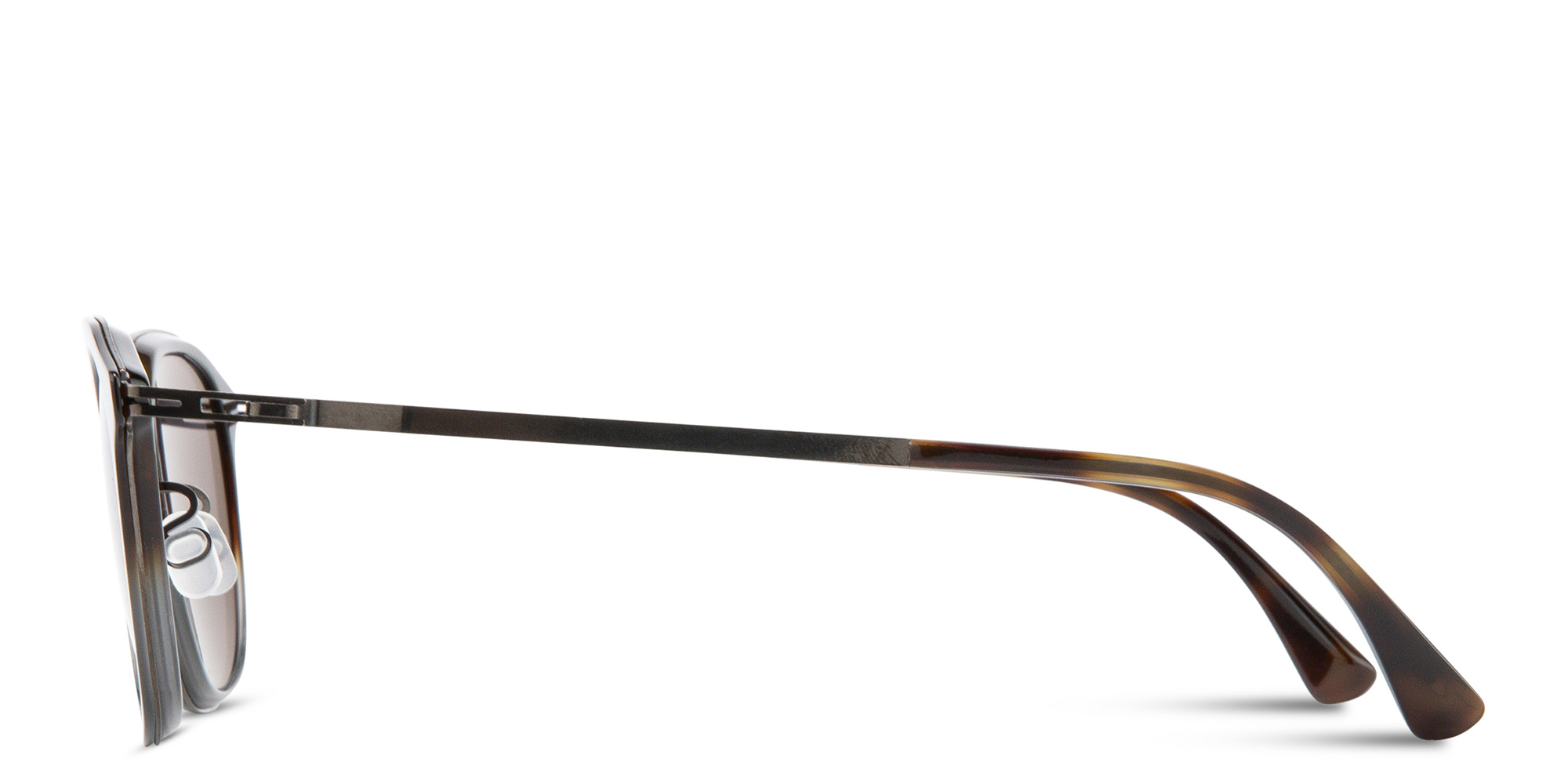 MYKITA Pavi Square Sunglasses in Brown Grey – Product Photo 4