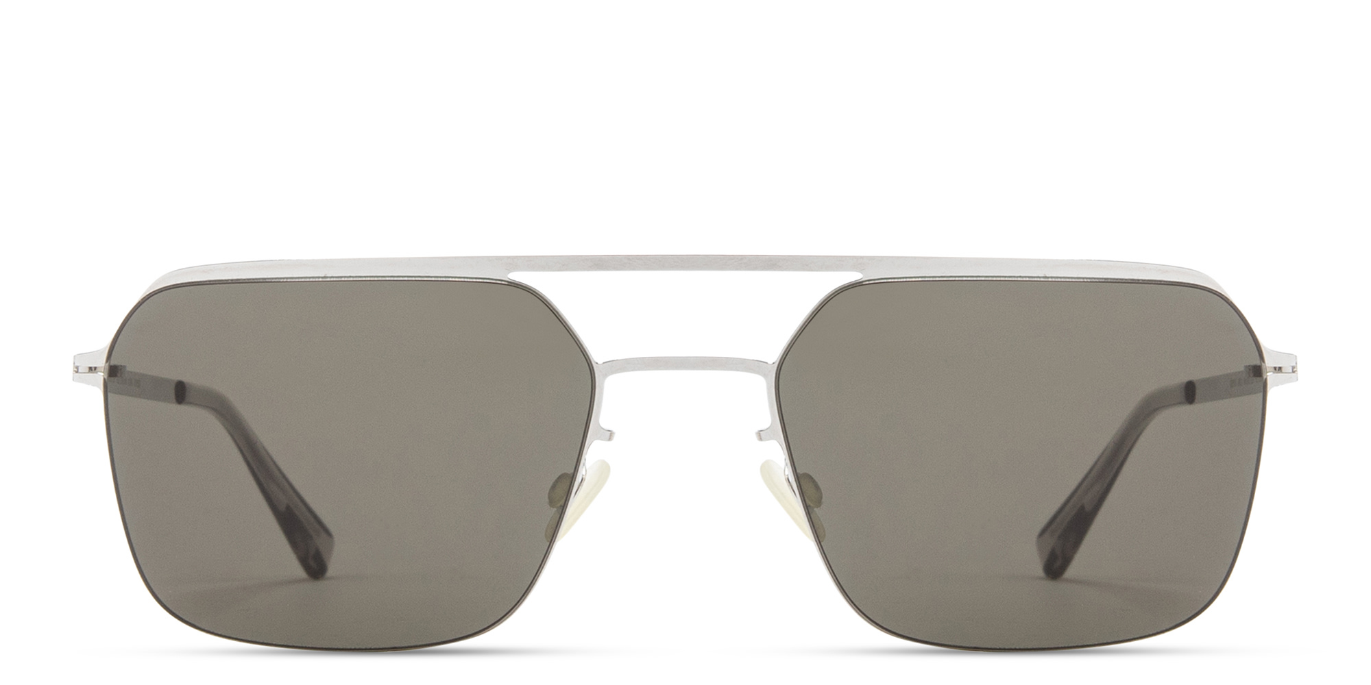 Shop MYKITA Alister Aviator Sunglasses in Silver online.