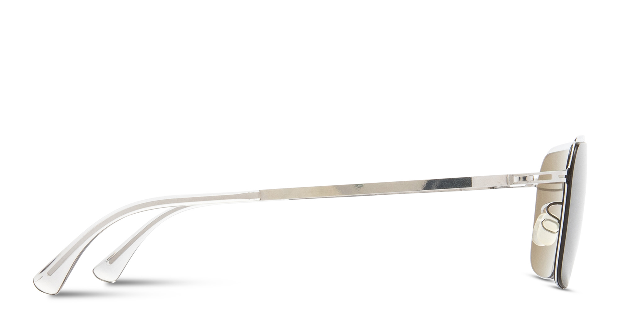 Shop MYKITA Alister Aviator Sunglasses in Silver online.