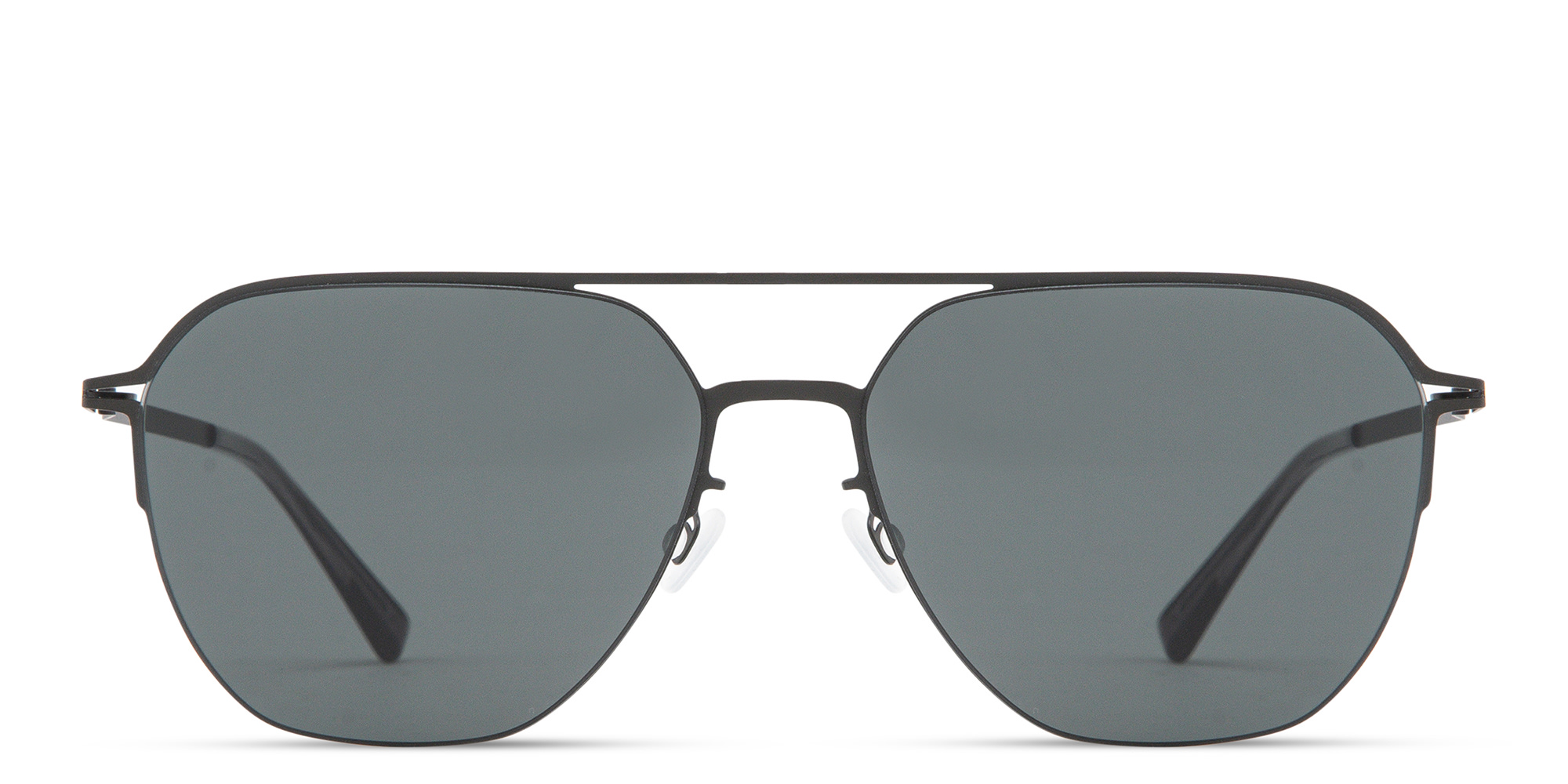 Shop MYKITA Amos Unisex Aviator Sunglasses in Black online.