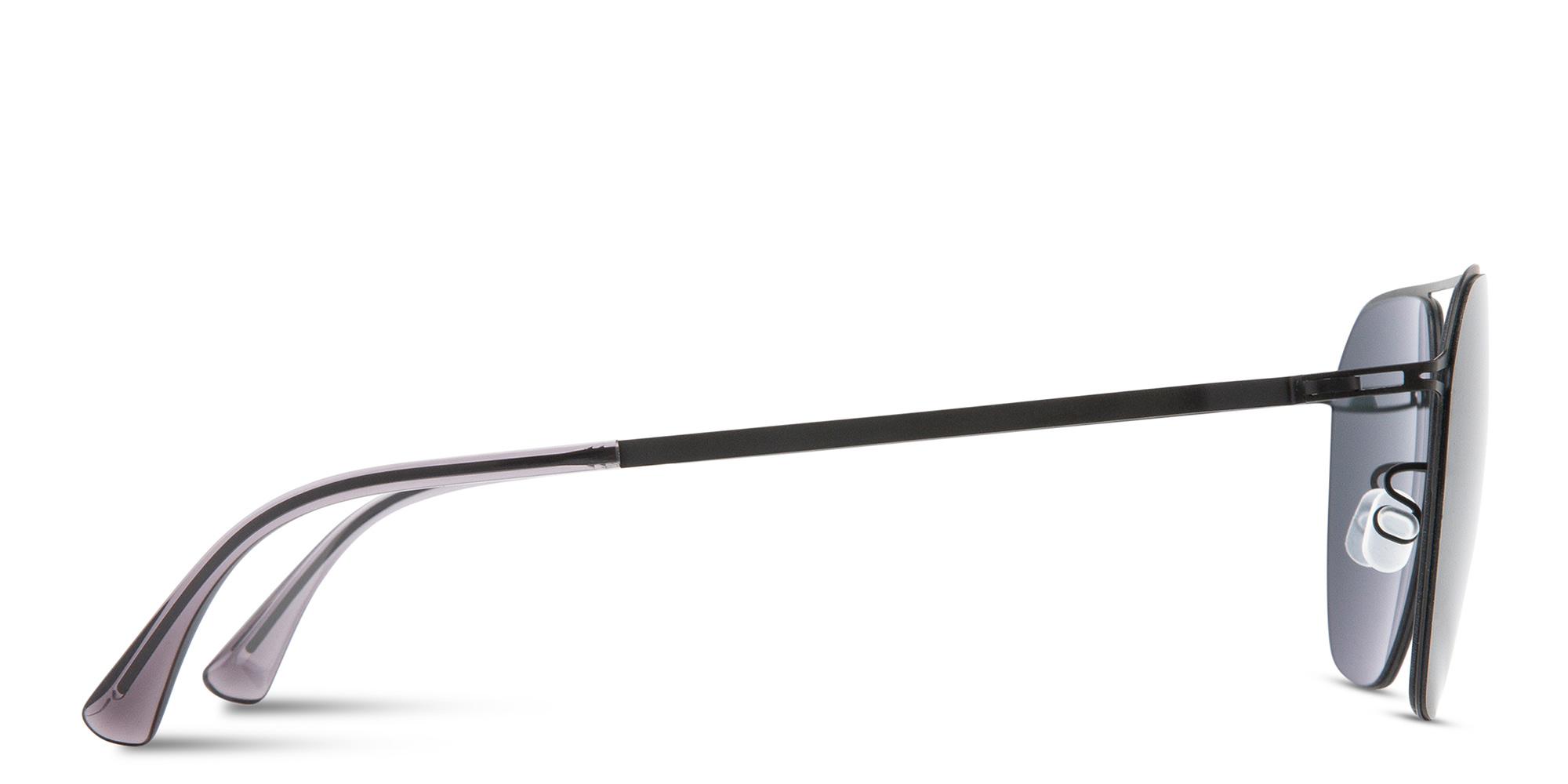 Shop MYKITA Amos Unisex Aviator Sunglasses in Black online.