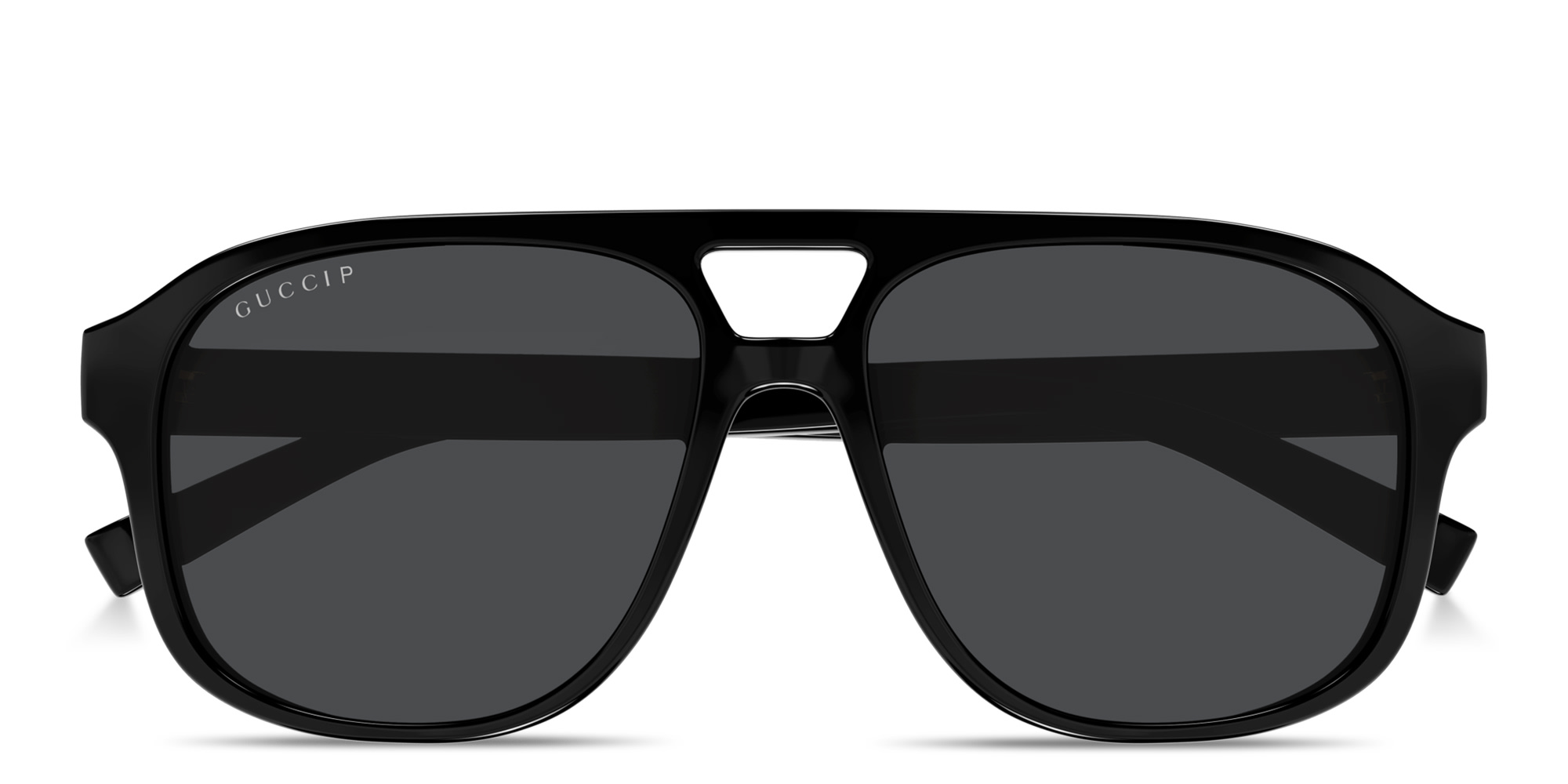 GUCCI Web Aviator Sunglasses in Black – Product Photo 1