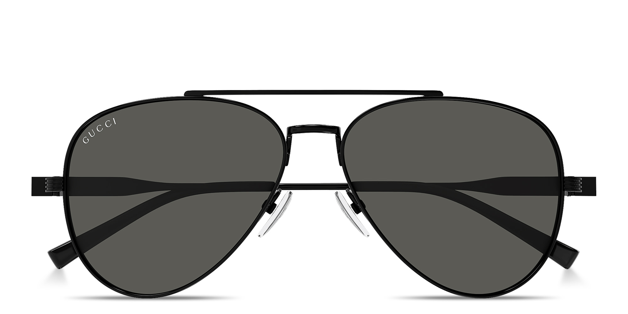 GUCCI Web Pilot Sunglasses in Black – Product Photo 1