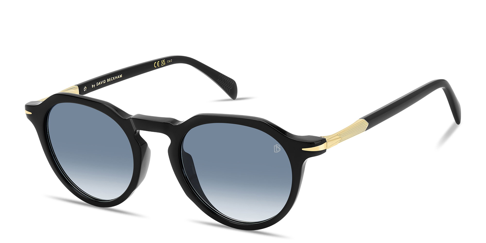 DAVID BECKHAM Talisman Panthos Sunglasses in Black – Product Photo 2