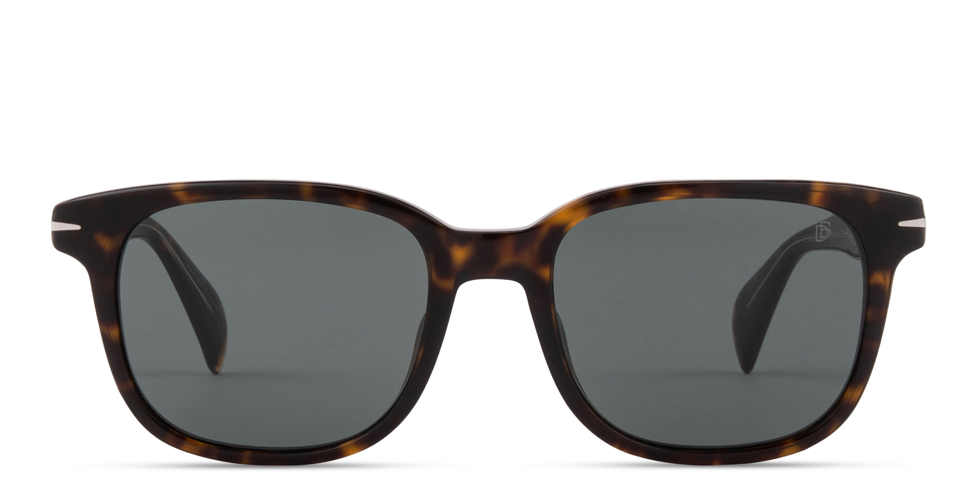 Shop DAVID BECKHAM Talisman Square Sunglasses in Havana online.