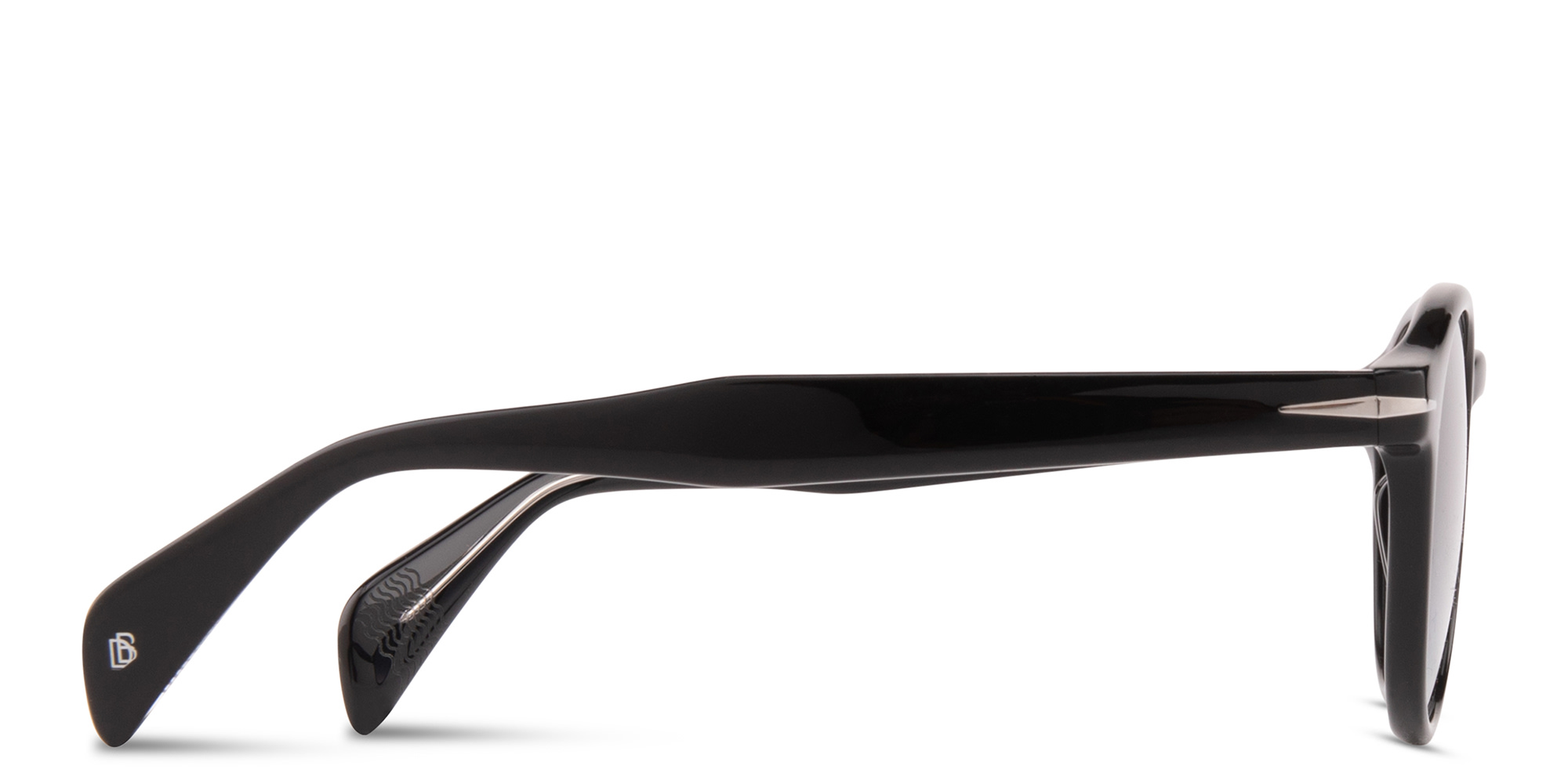 Shop DAVID BECKHAM Talisman Panthos Sunglasses in Black online.