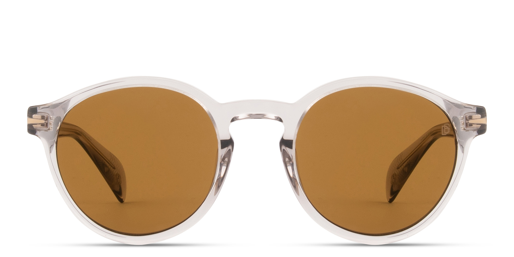 DAVID BECKHAM Talisman Panthos Sunglasses in Transparent Grey – Product Photo 1