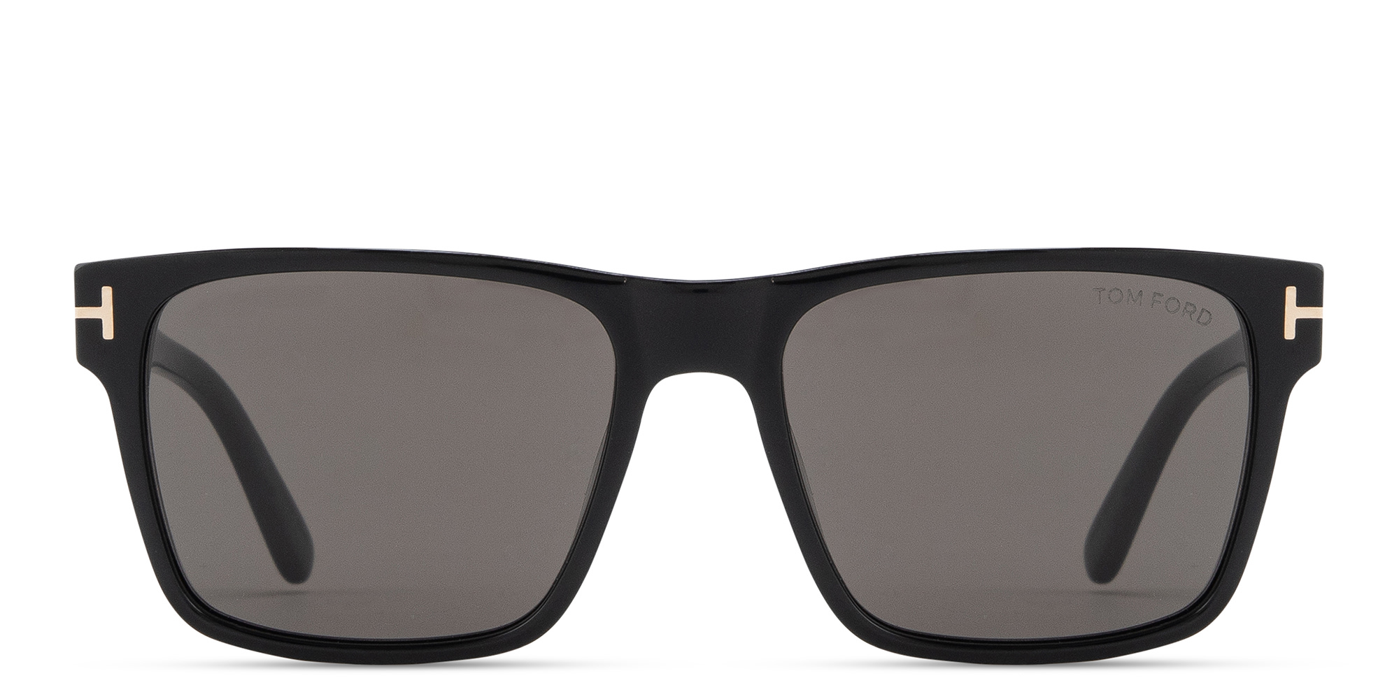 Shop TOM FORD Calder Square Sunglasses in Black online.