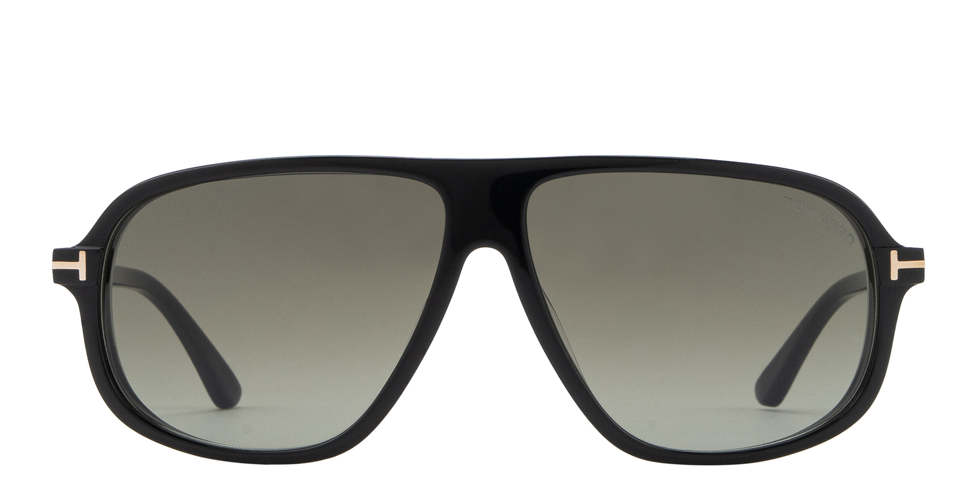Shop TOM FORD Guillaume Aviator Sunglasses in Black online.