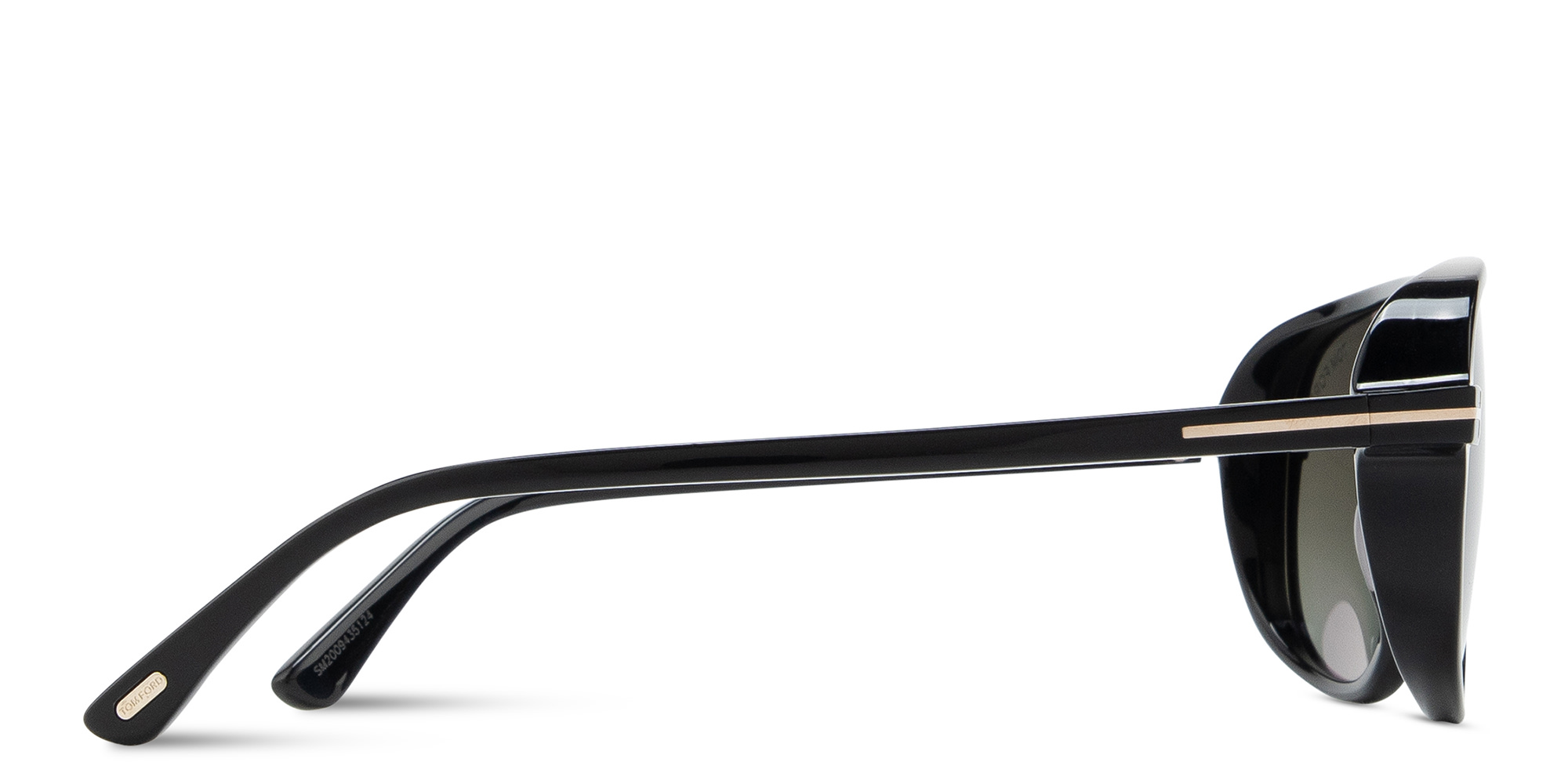 Shop TOM FORD Guillaume Aviator Sunglasses in Black online.