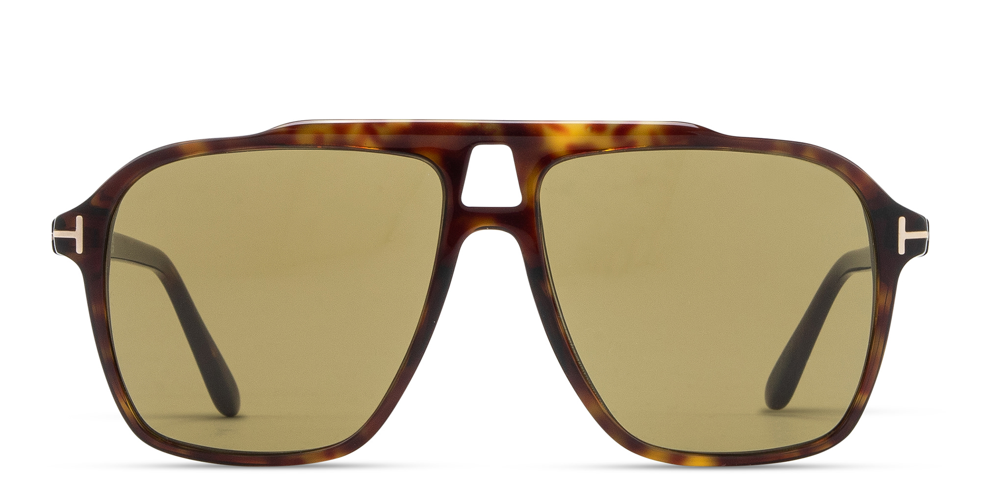 Shop TOM FORD Autari Aviator Sunglasses in Havana online.