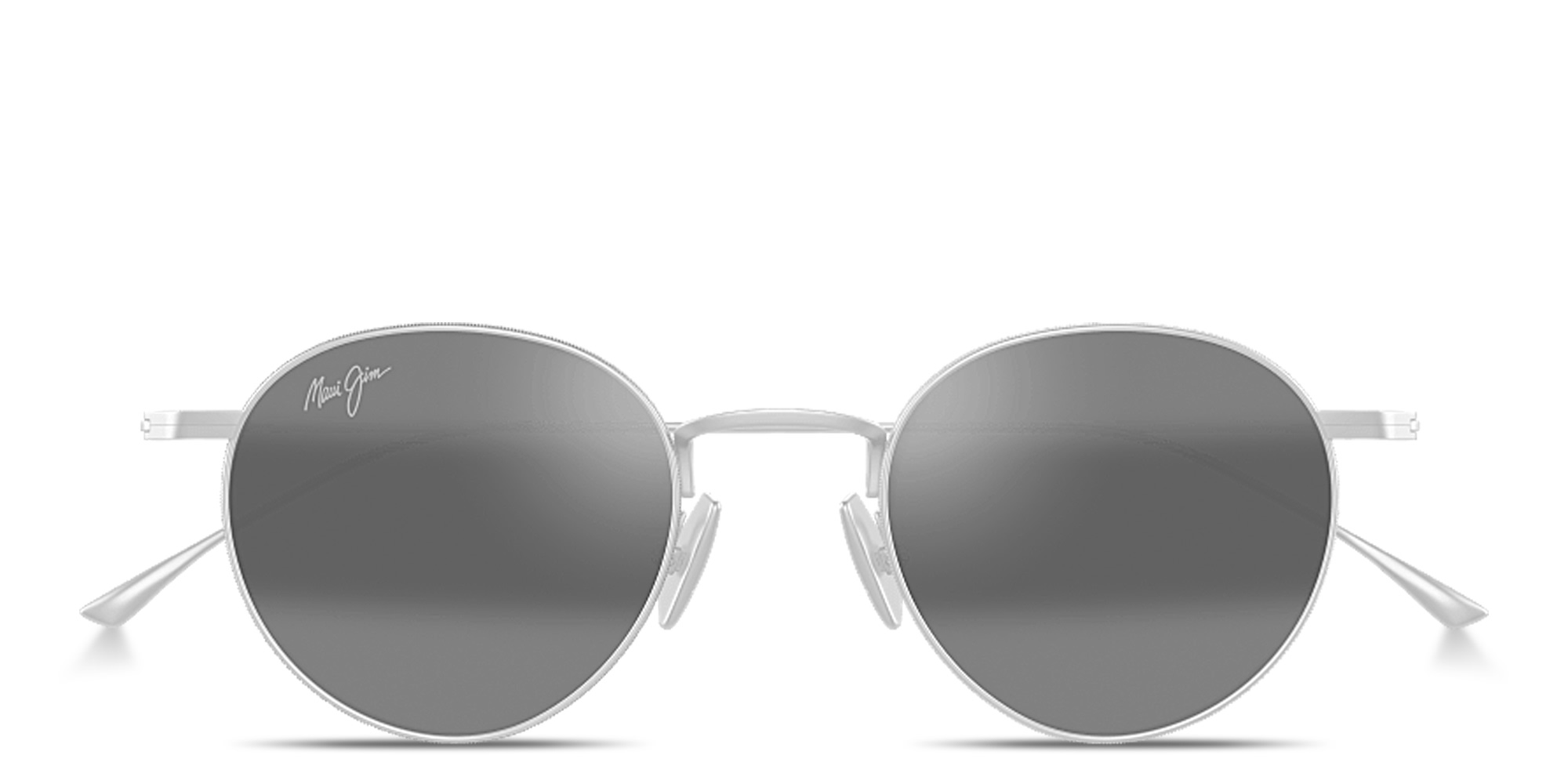 Shop Maui Jim Ka'apeha Unisex Panthos Sunglasses in Silver online.