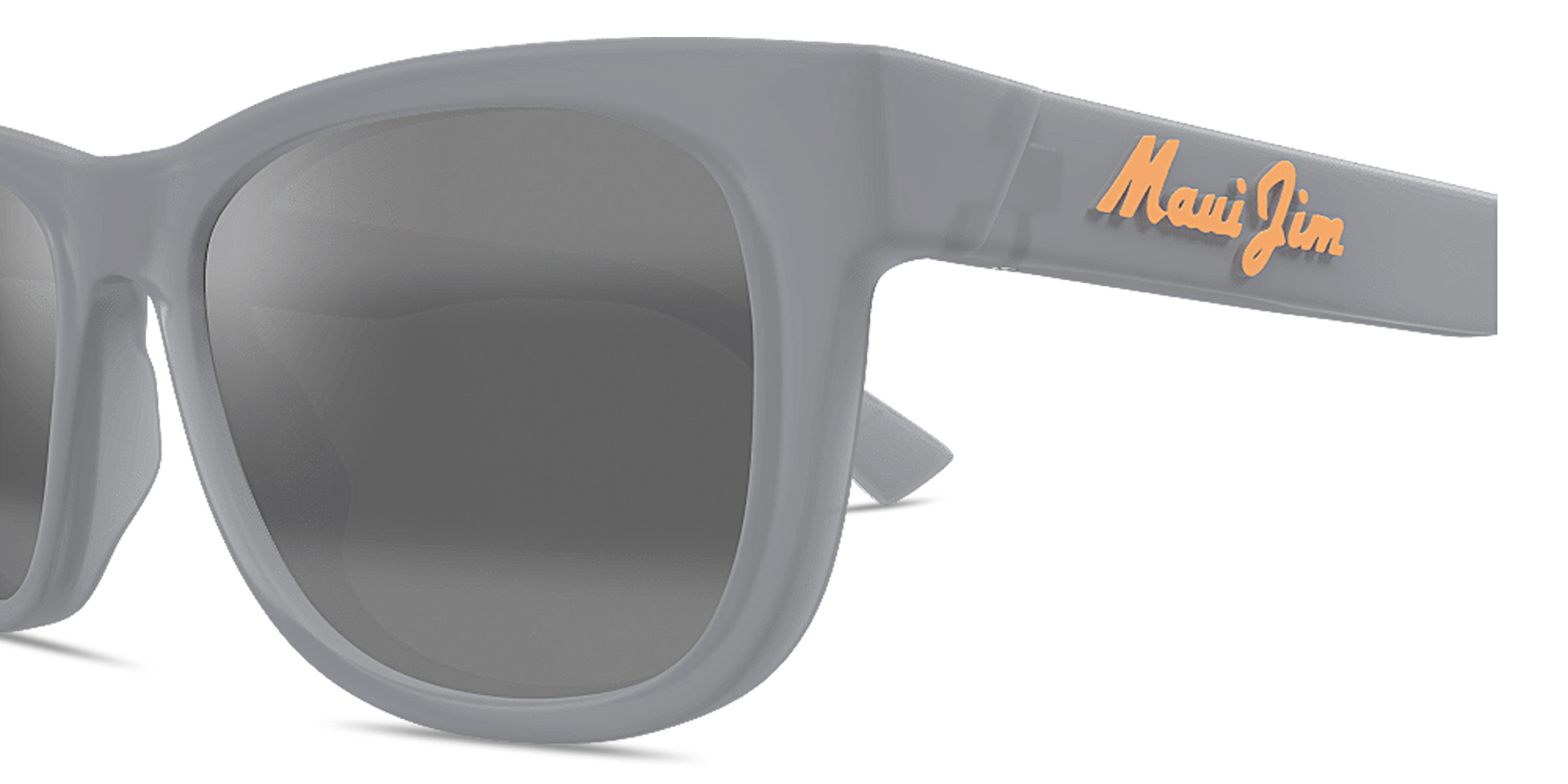 Shop Maui Jim Kaulike Unisex Square Sunglasses in Grey online.