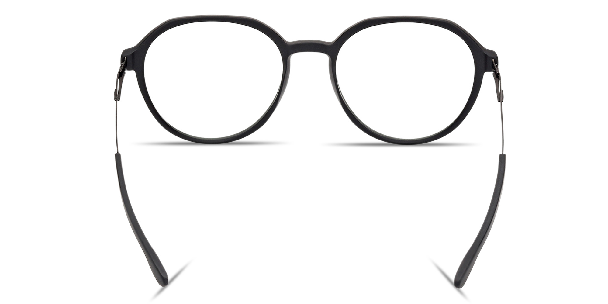 Shop ic! berlin Elis Unisex Panthos Eyeglasses in Matte Black online.