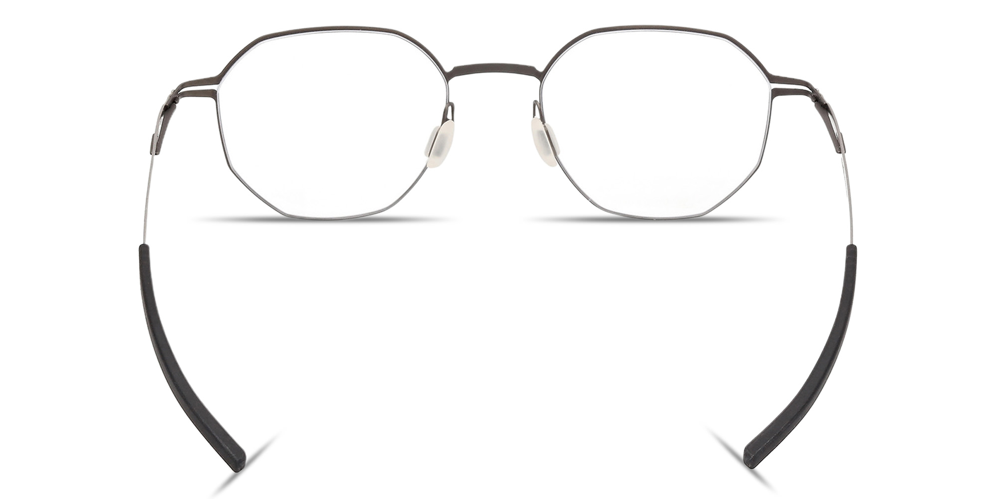 Shop ic! berlin Gen Irregular Eyeglasses in Matte Dark Brown online.