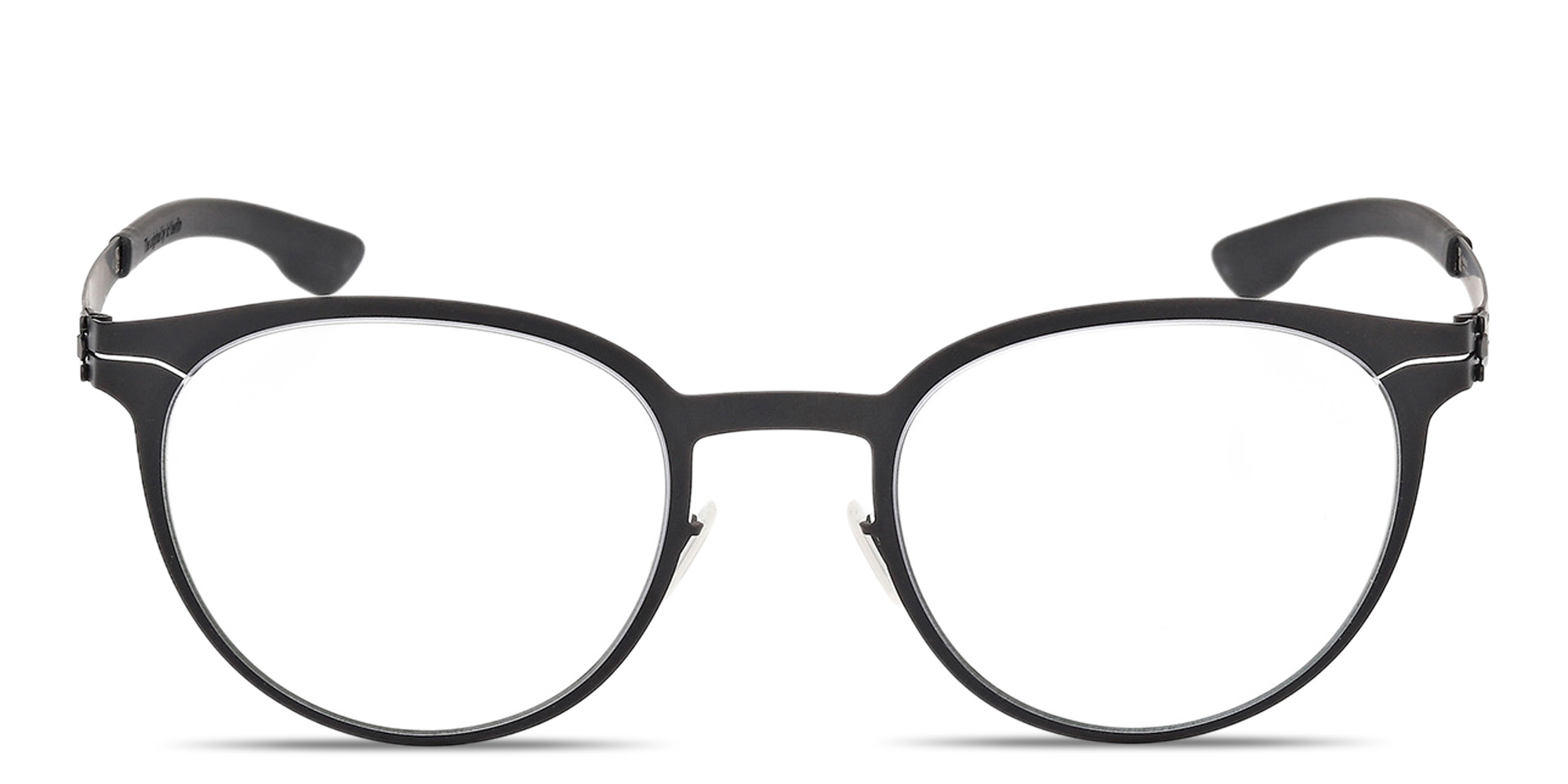 Shop ic! berlin Robin Unisex Panthos Eyeglasses in Matte Black online.