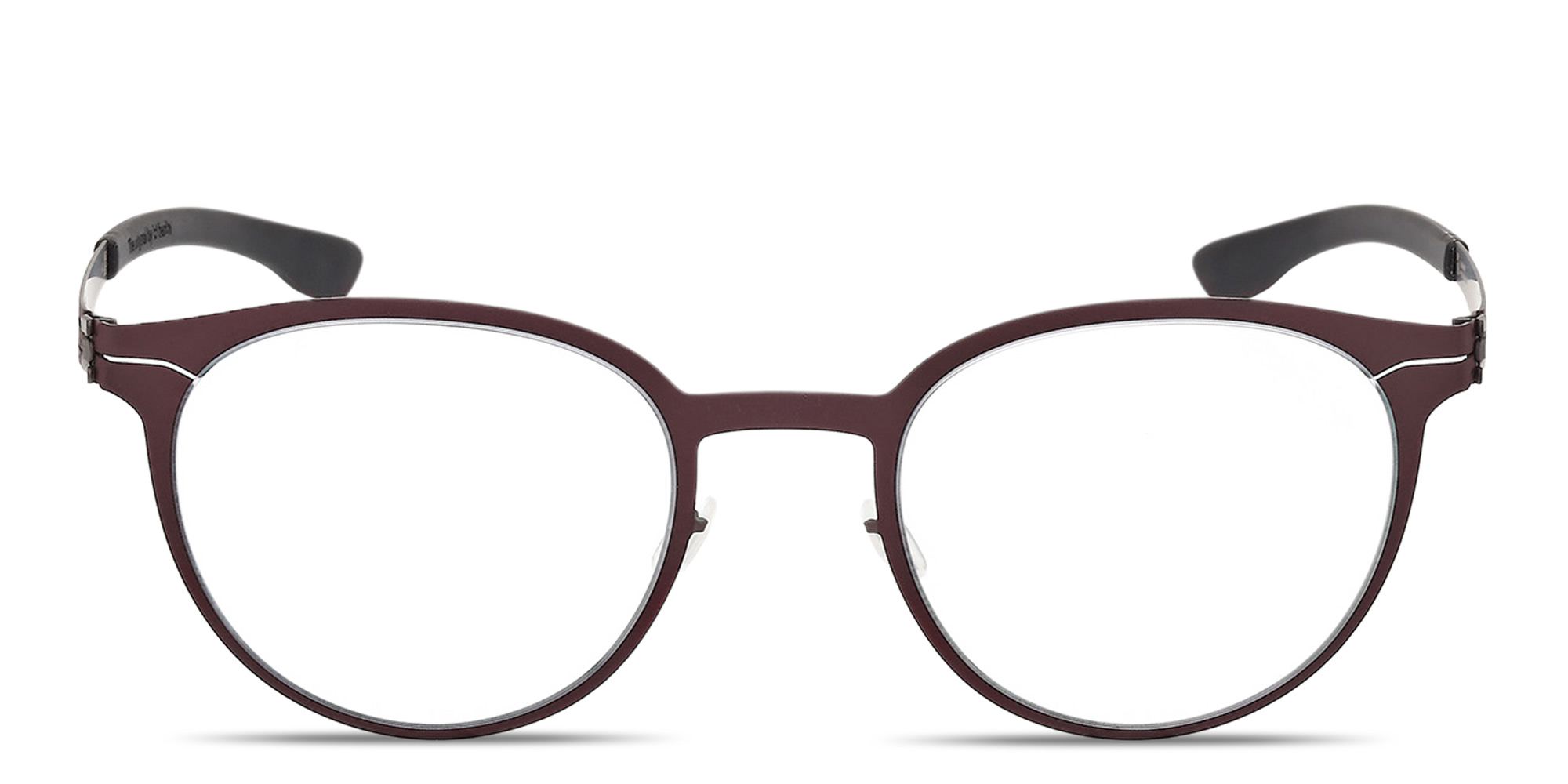 Shop ic! berlin Robin Unisex Panthos Eyeglasses in Matte Dark Brown online.