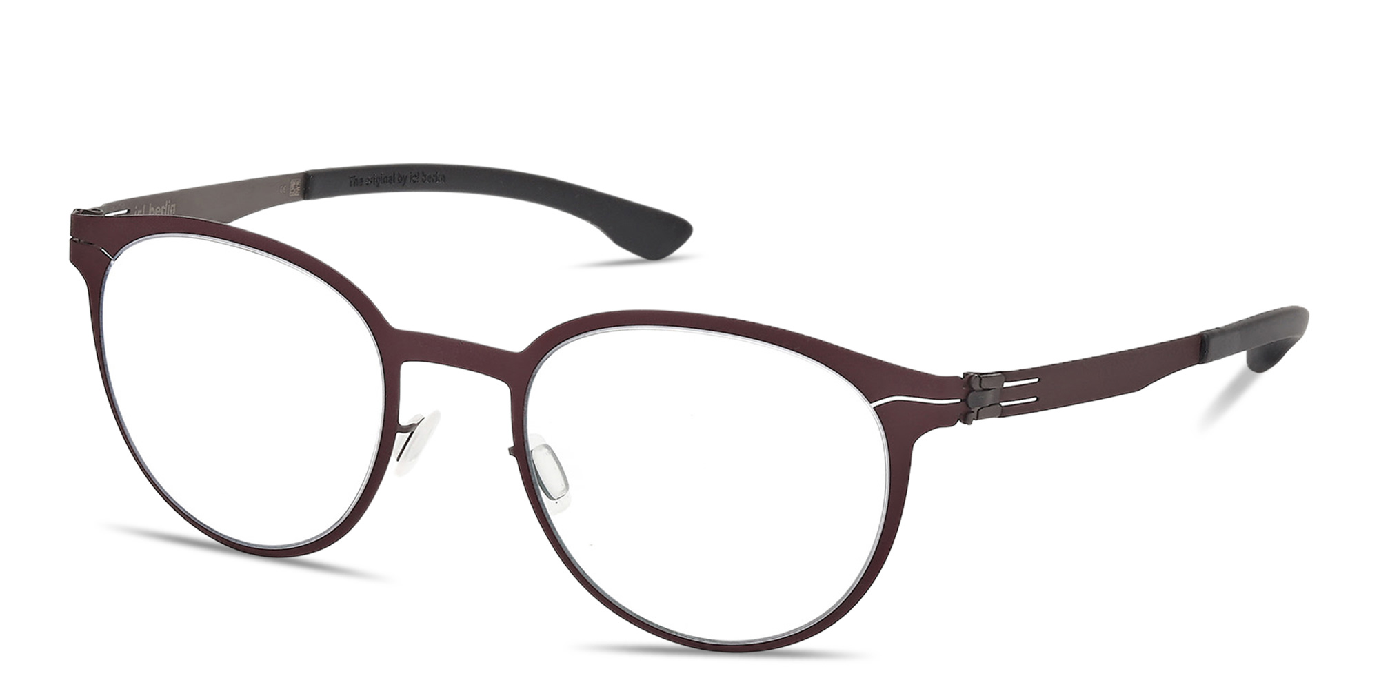 Shop ic! berlin Robin Unisex Panthos Eyeglasses in Matte Dark Brown online.