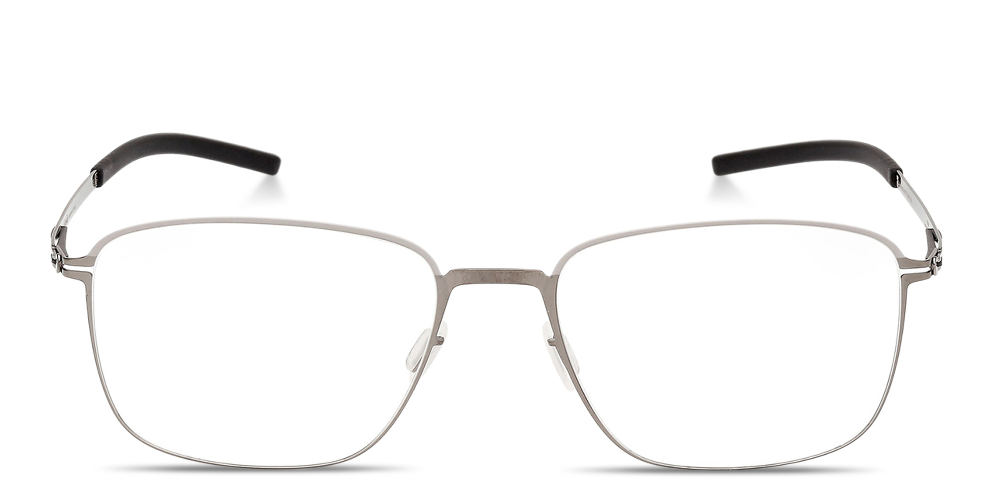 Shop ic! berlin Vento Irregular Eyeglasses in Shiny Graphite online.