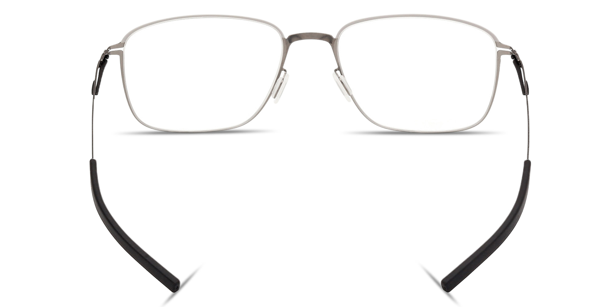 Shop ic! berlin Vento Irregular Eyeglasses in Shiny Graphite online.
