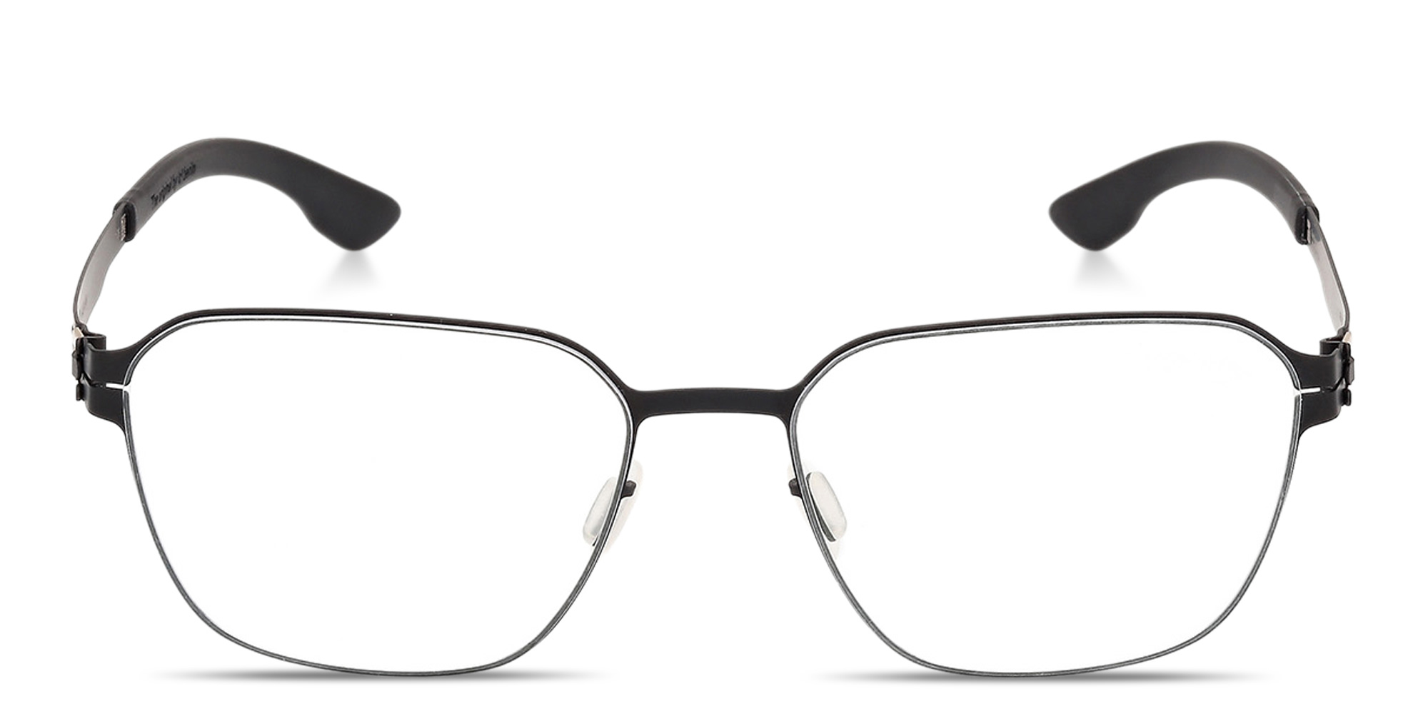 ic! berlin MB 12 Panthos Eyeglasses in Matte Black – Product Photo 1