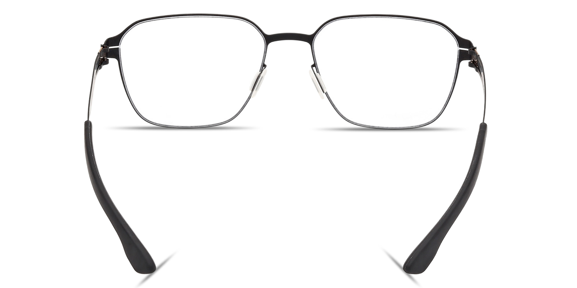 ic! berlin MB 12 Panthos Eyeglasses in Matte Black – Product Photo 4