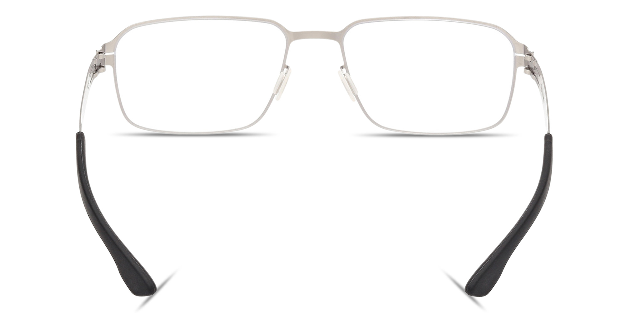ic! berlin MB 13 Square Eyeglasses in Matte Light Ruthenium – Product Photo 4