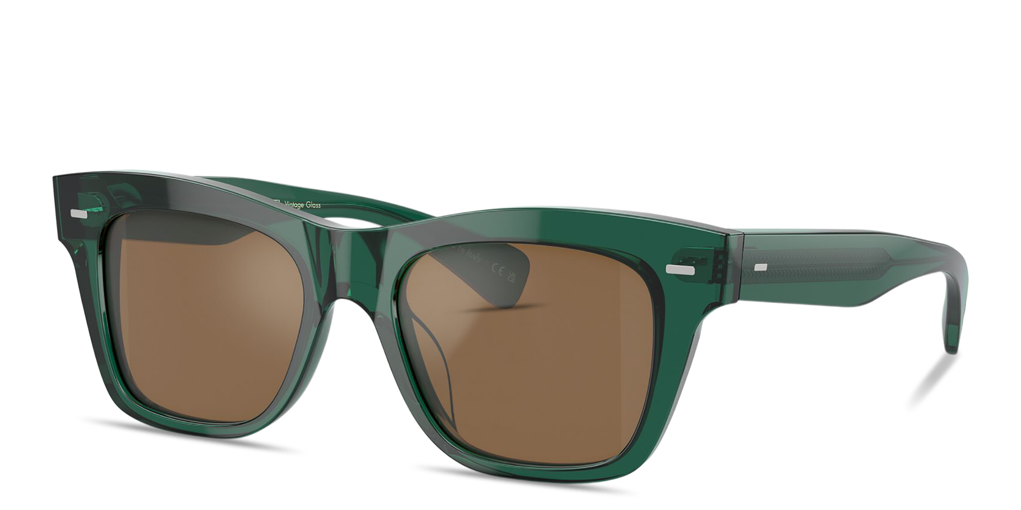 تسوق نظارات شمسية مس أوليڤر طراز بيلو أوليفر بيبلز بلون أخضر مزرقّ داكن شفاف أونلاين.