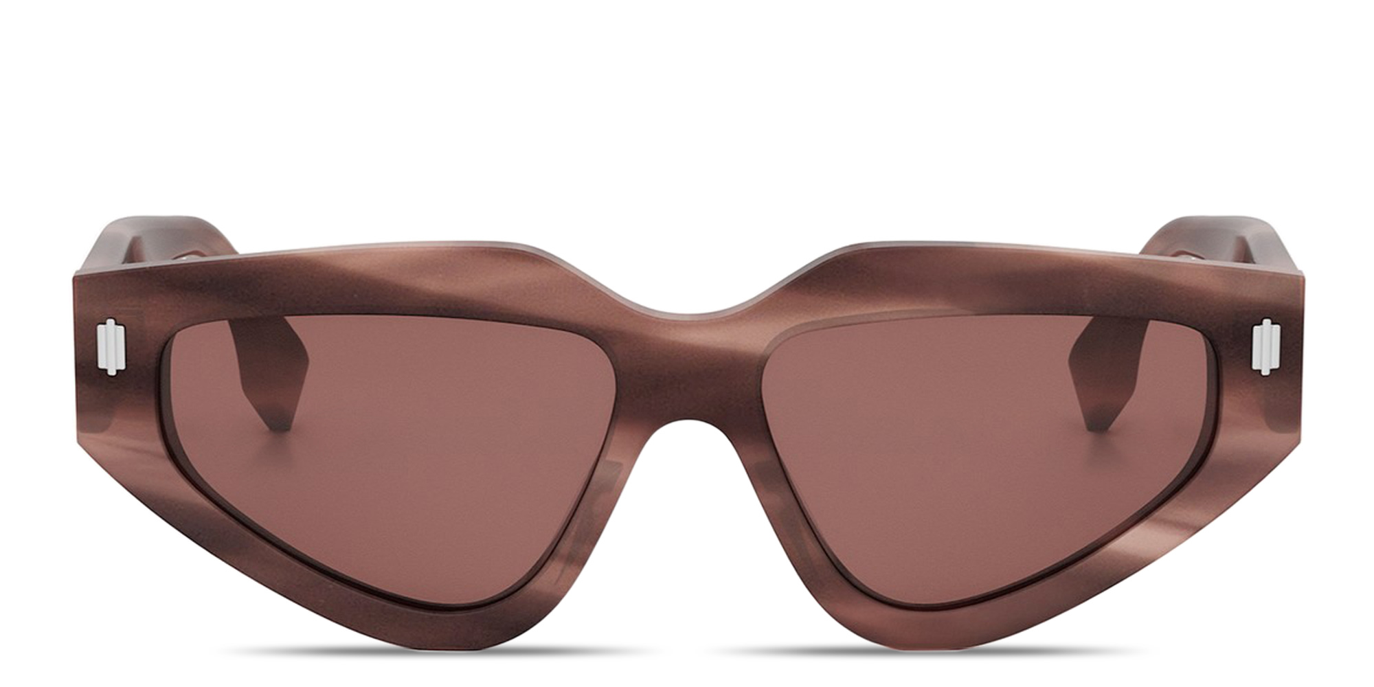 Shop FENDI Roma Cat-Eye Sunglasses in Rose online.