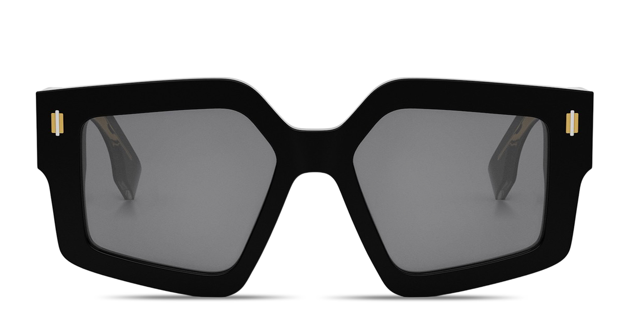 FENDI Roma Square Sunglasses in Black – Product Photo 1